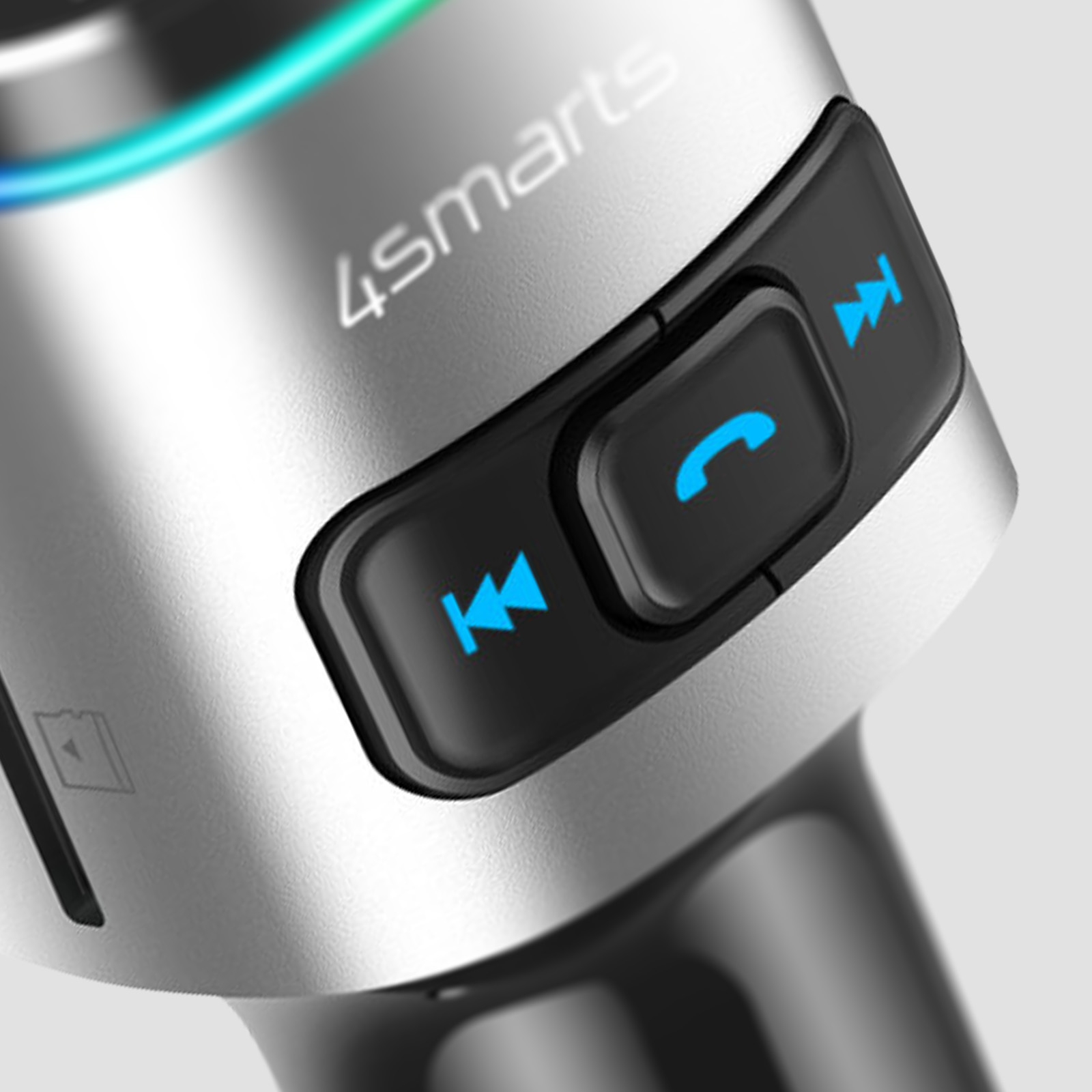 Avizar Transmetteur FM Bluetooth Chargeur Allume-cigare USB Microphone -  Noir - Kit main libre - LDLC