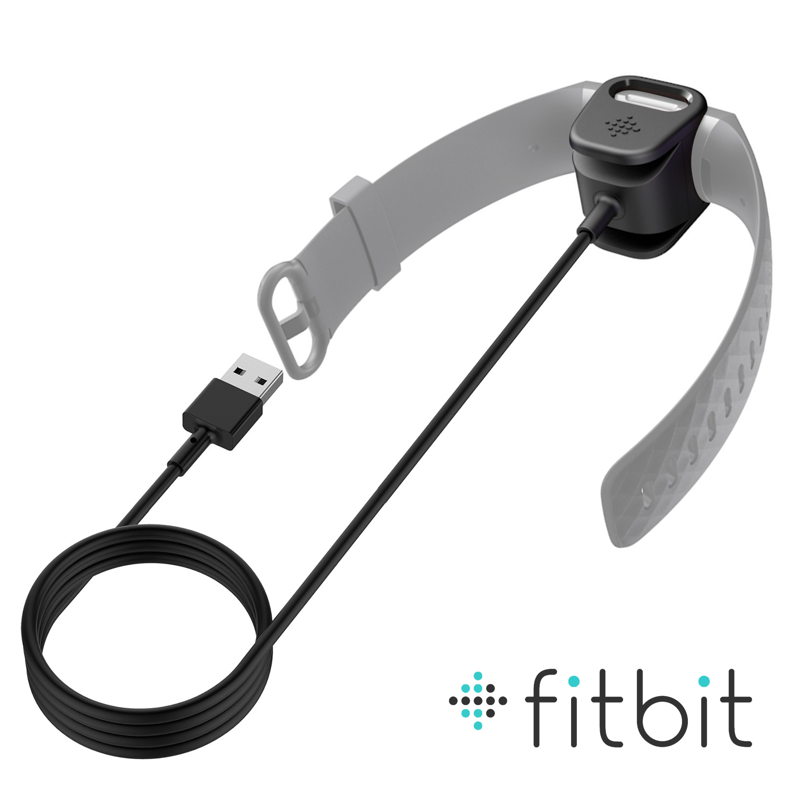 Ouida Caricatore Per Fitbit Versa 3 /Versa 4 /Sense/Sense 2, Cavo Ricarica Per Fitbit Versa 3 - Foto 2