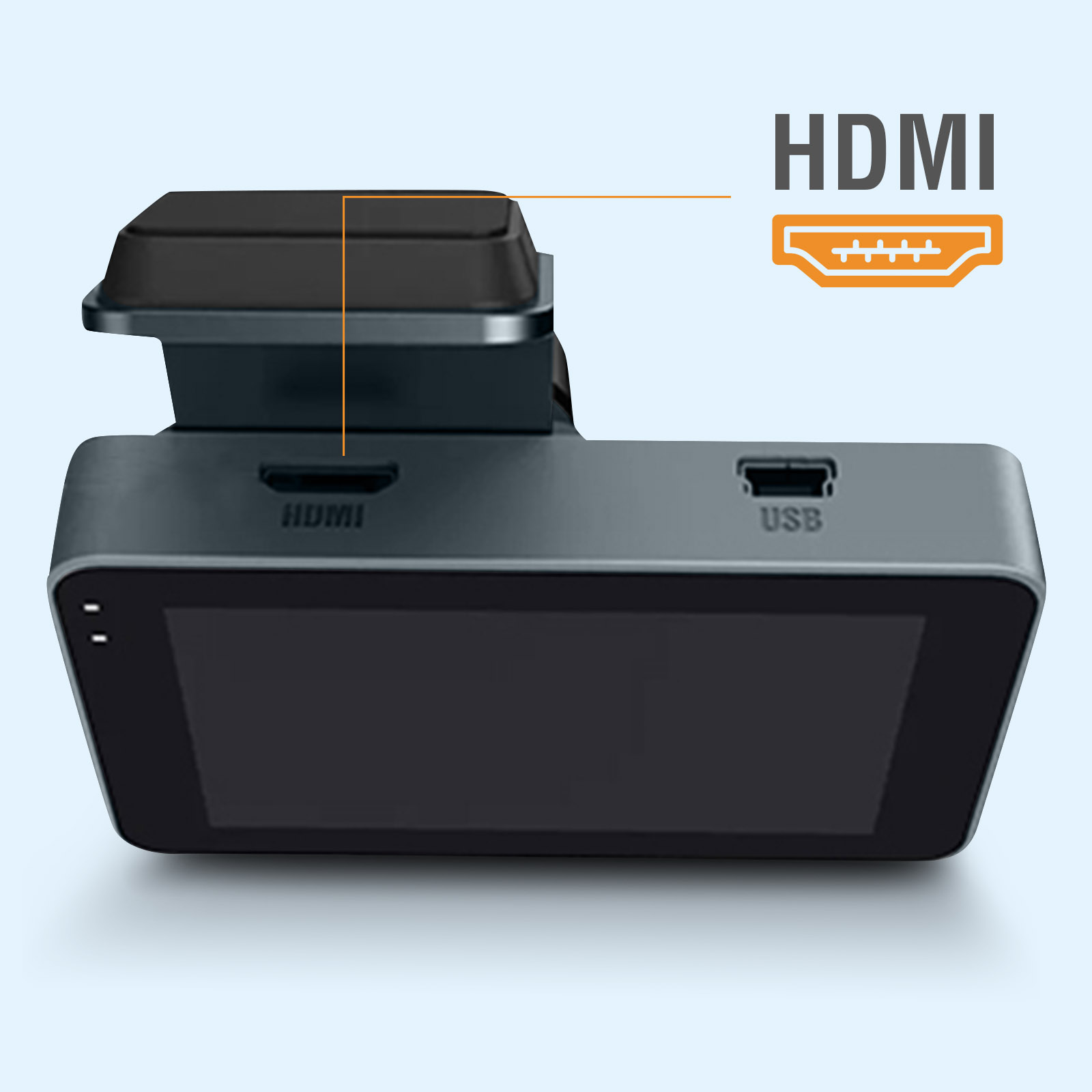 Caméra Embarquée QHD 1440p, Caméra Voiture avec Micro et Port mini HDMI,  Fonction Bluetooth - Français