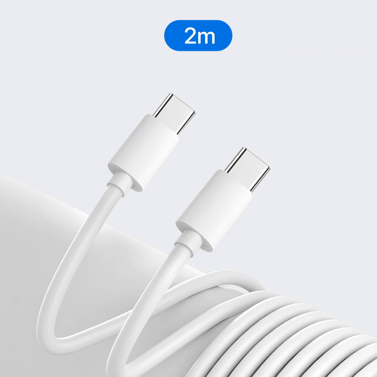 Cable USB C original de Apple para carga rápida iPhone / Macbook / iPad  Pro, 2m - Blanco - Spain