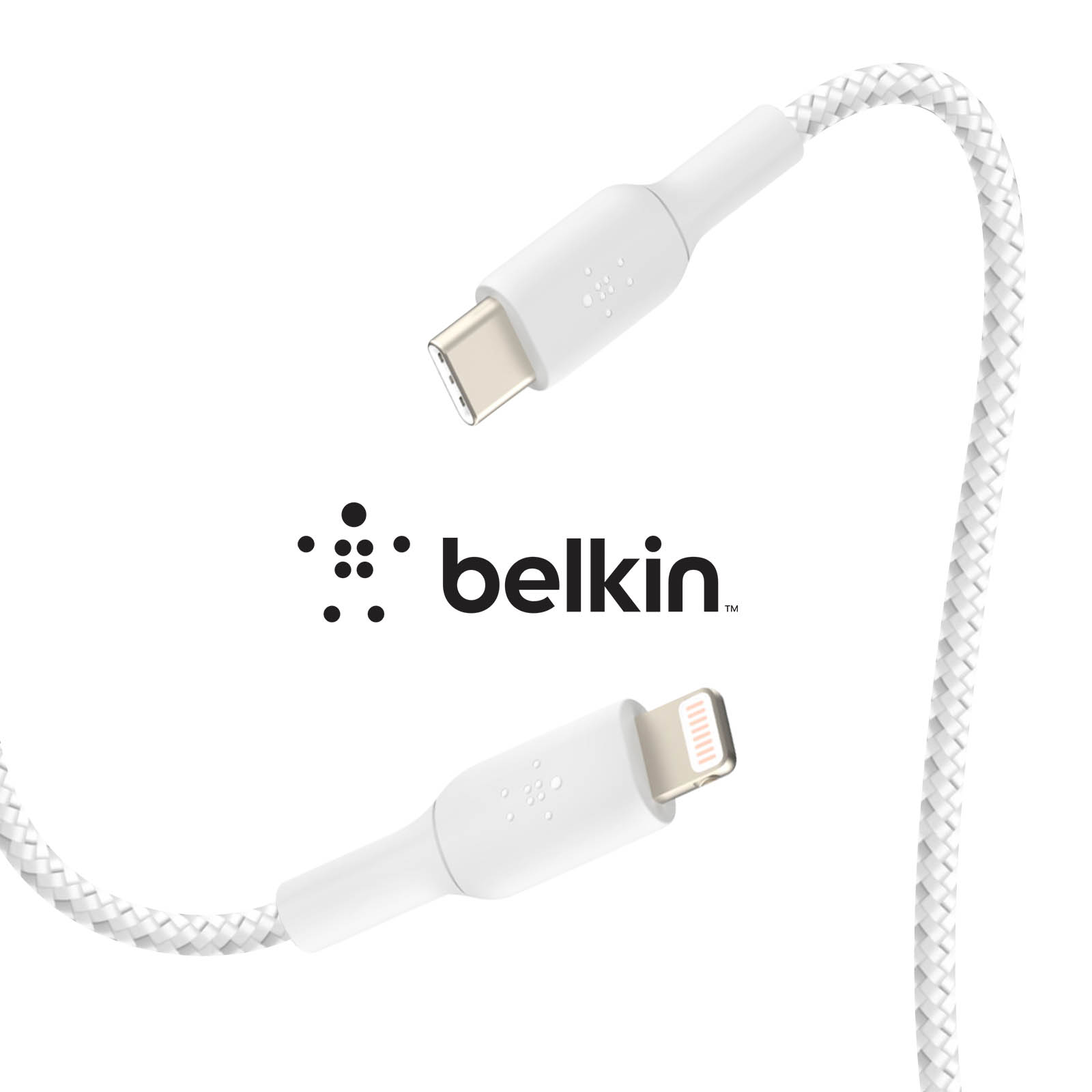 Cable Belkin BoostCharge USB-A a Lightning 2m Blanco