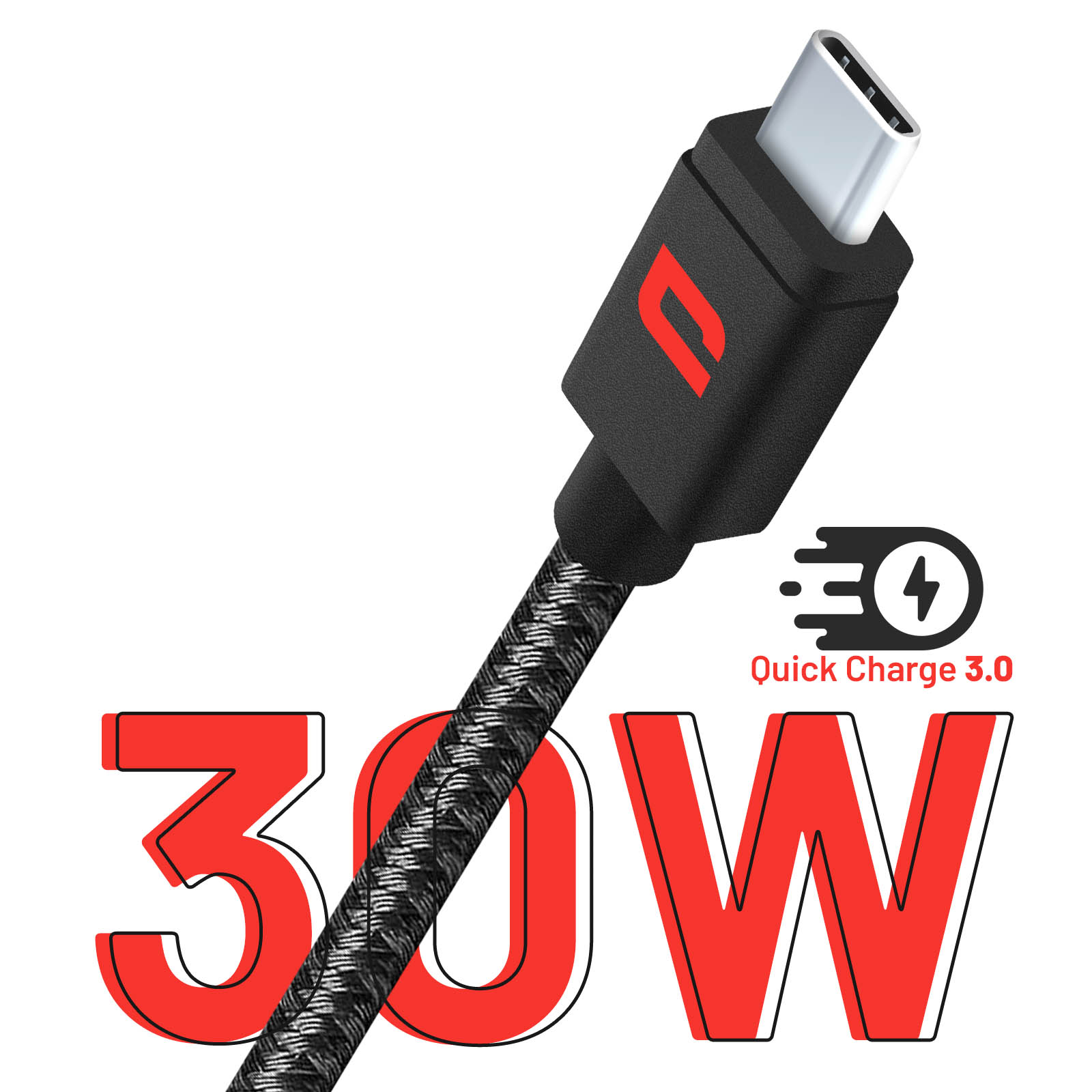 Chargeur USB-C 30W avec câble USB-C vers USB-C - Flying Eye