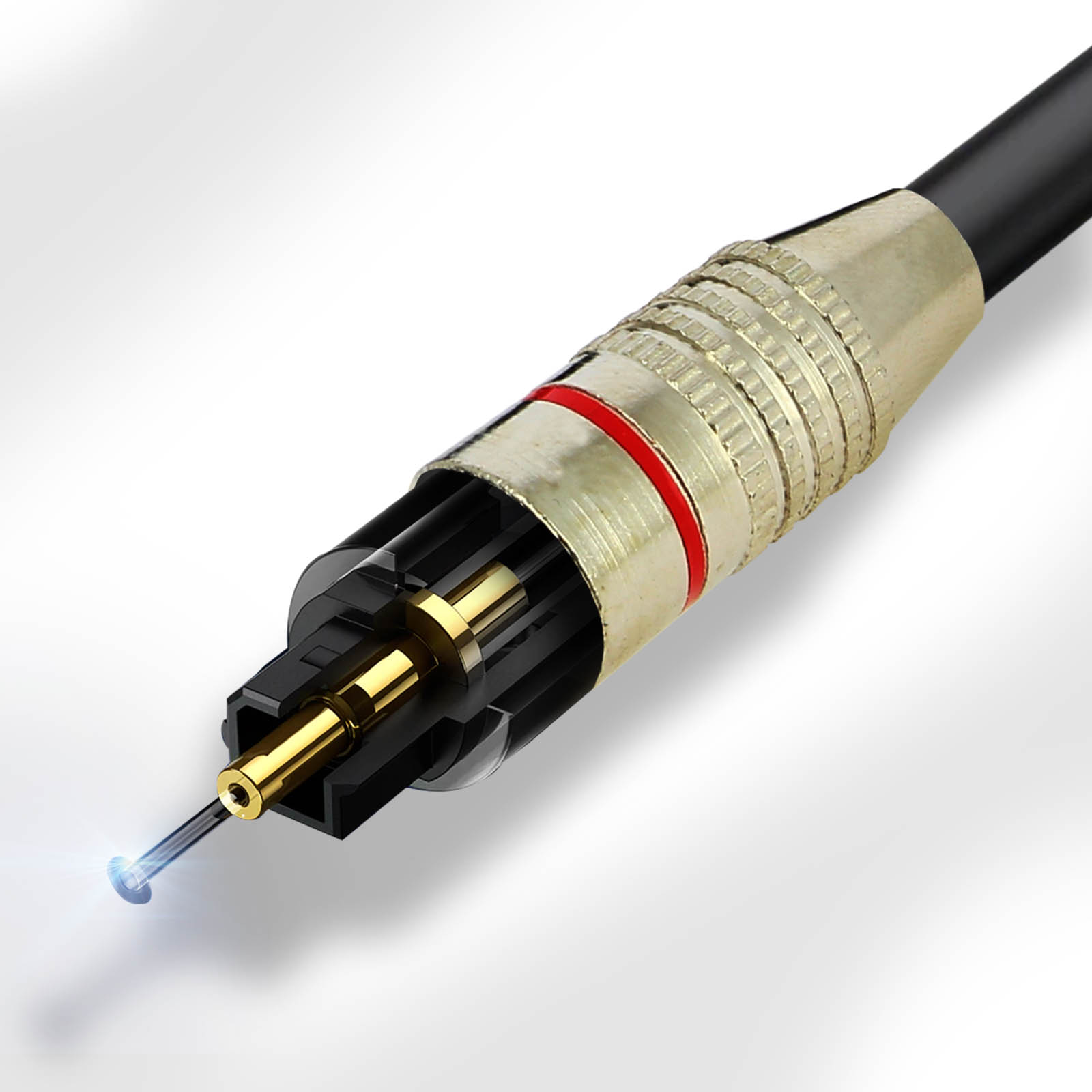 Juce® 1M Câble Optique Audio Toslink Fibre Numérique Pour Barre de