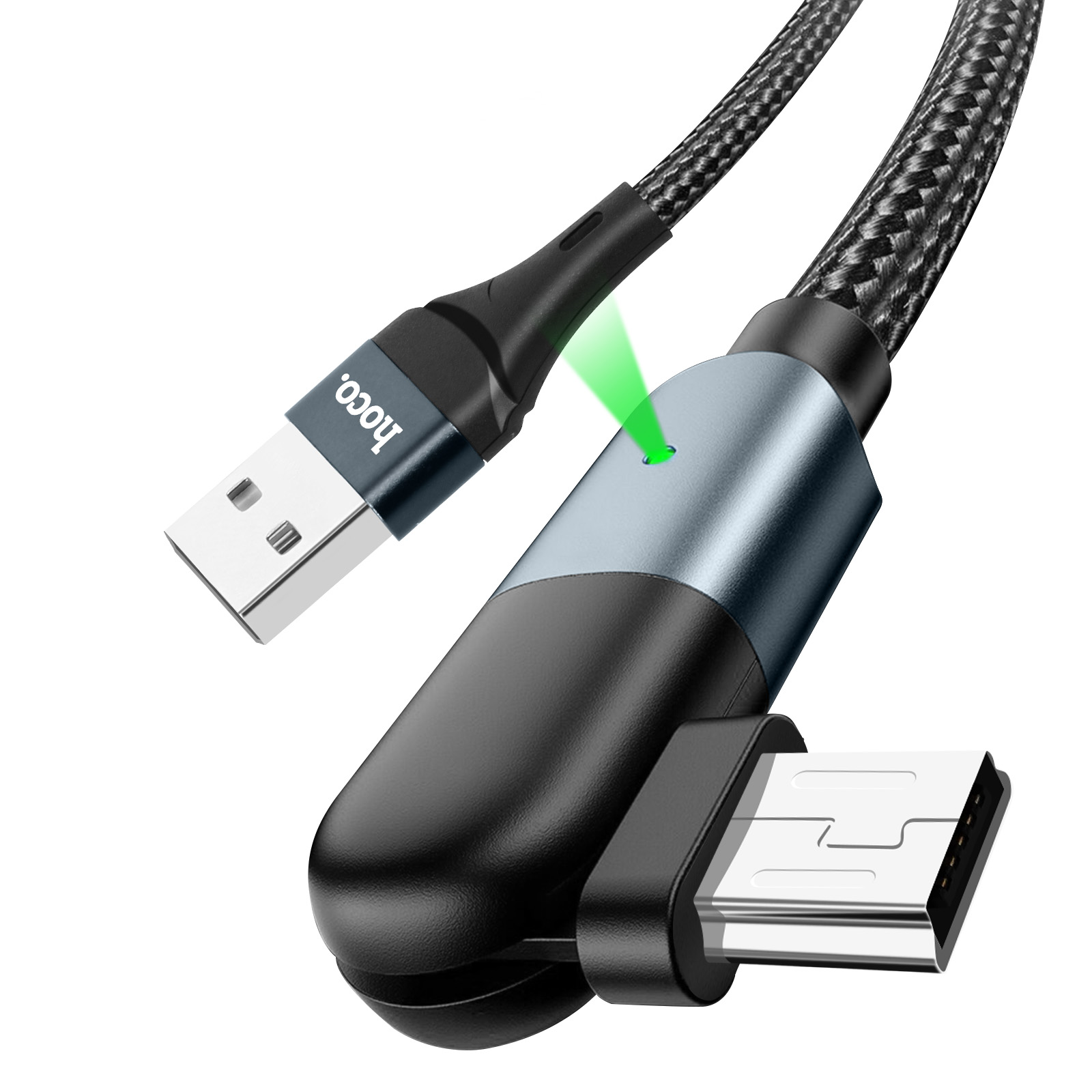 Câble USB vers Micro-USB de 1,2M avec Connectique Rotative, Charge et  Synchronisation - Noir - Français
