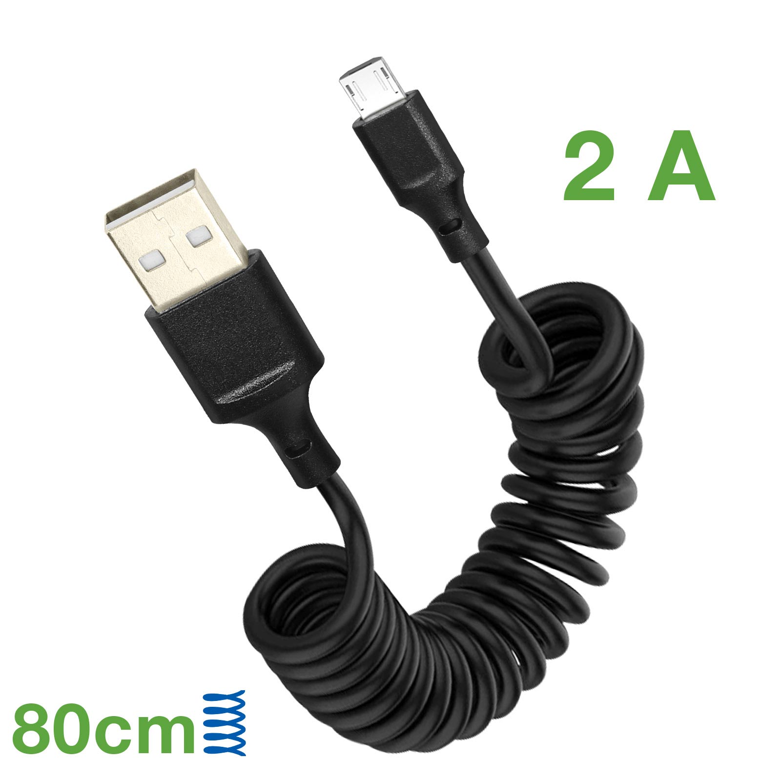 Cable Micro USB 3 Metres for Samsung Galaxy A6/A6 Plus (3 Metres - Black)
