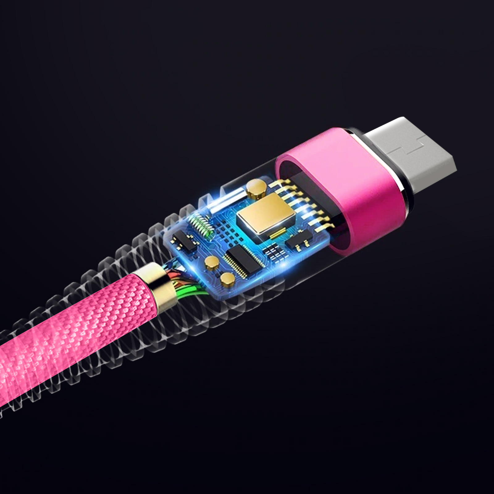 Cavo Ricarica e Sincronizzazione Micro-USB da 1 m, Rainbow - Multicolore -  Italiano