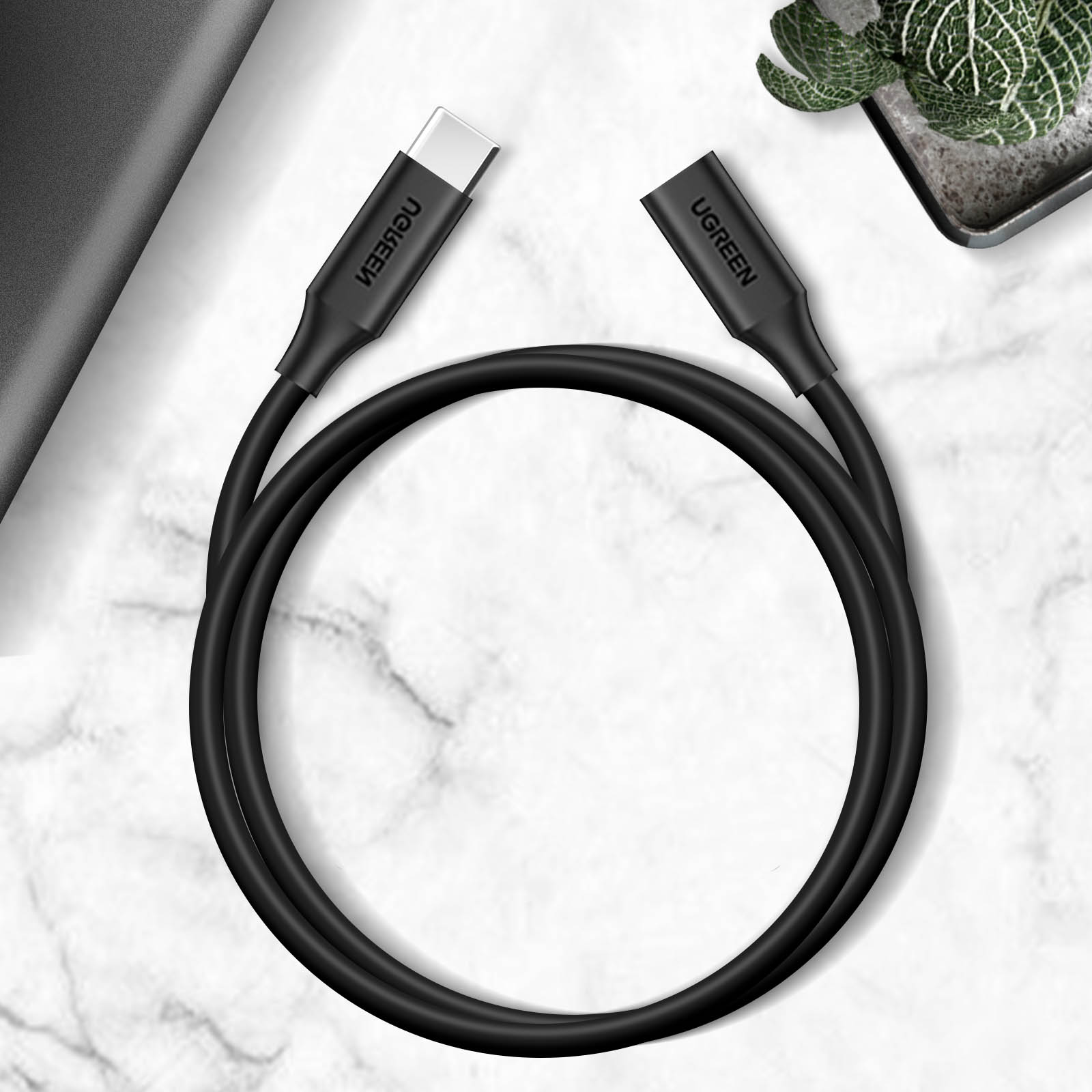 Cables USB IVanky Rallonge usb c, câble d'extension type c mâle à  femelle thunderbolt 3 compatible, supporte chargement/synchronisation/vidéo  4k pour macbook pro
