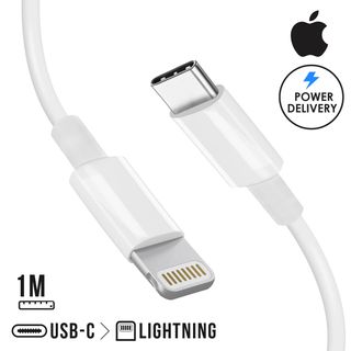 Lot De 3 Câbles USB-C Vers Lightning 1M Certifiés MFi - Charge Rapide 3A Pour IPhone 14/13/12/11, IPad, AirPods