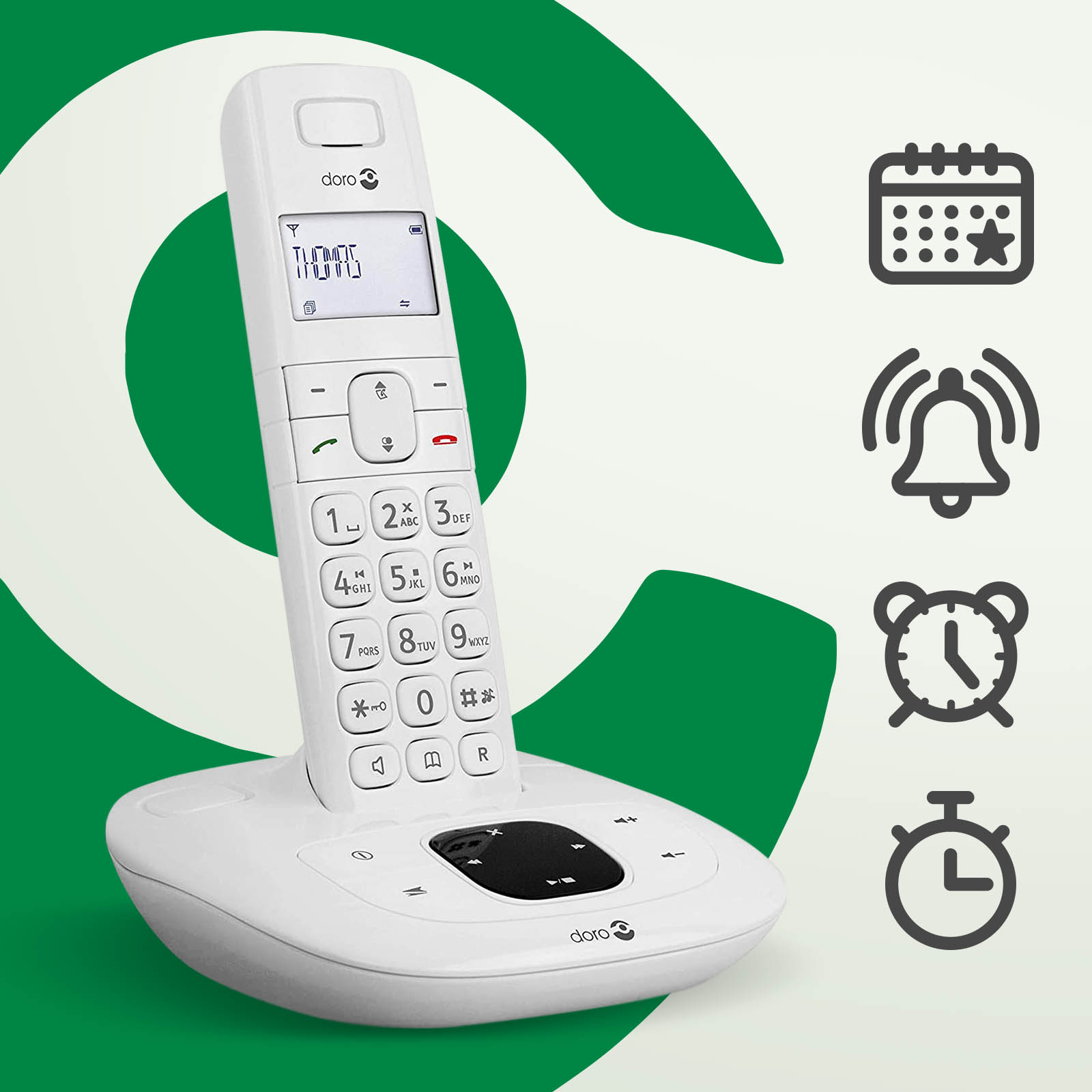 Doro Comfort 1010 téléphone dect fixe sans fil