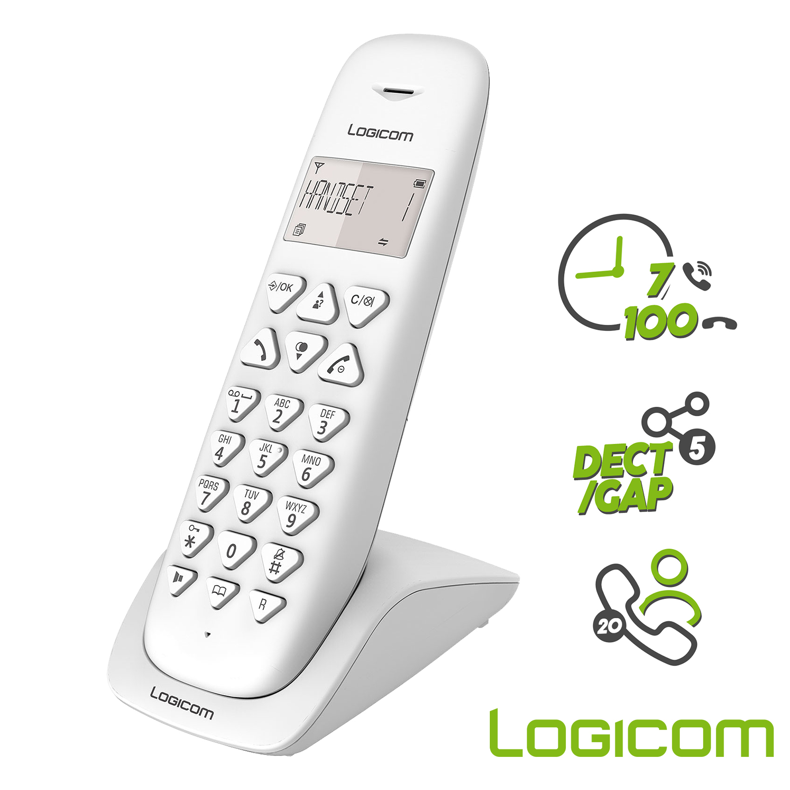 Téléphone sans fil LOGICOM CONFORT 150 - Téléphone fixe BUT