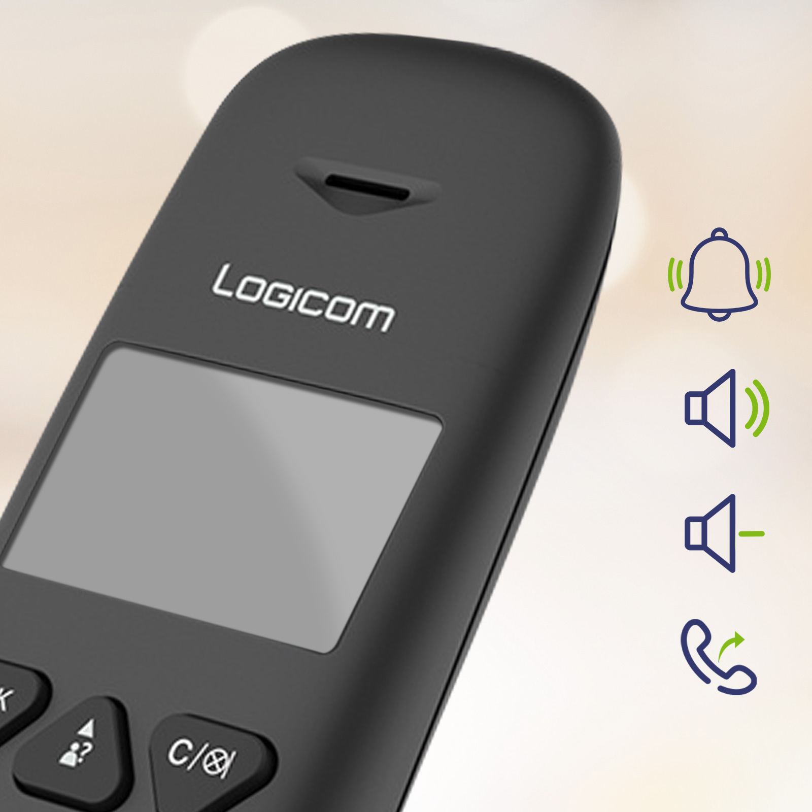 Téléphone Dect Main Libre Avec Répondeur - Soly 155T - Produits Téléphonie  résidentielle - LOGICOM