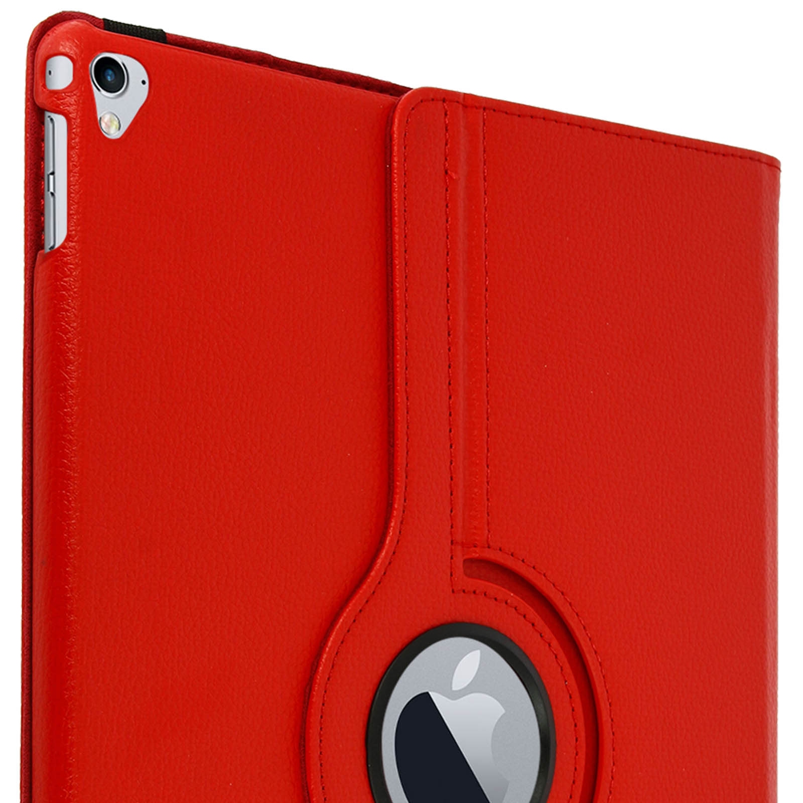 Housse iPad Pro 12.9 Etui Multipositions Rouge - Support orientable 360°