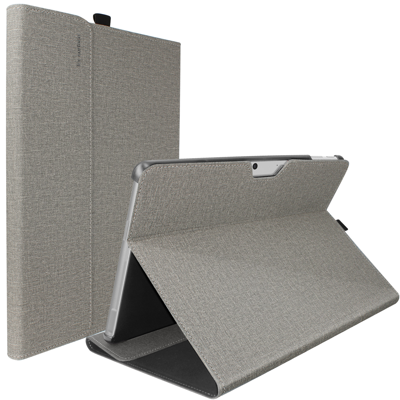 Housse pour Microsoft Surface Pro 9 Clapet Support Stand Fin Vert