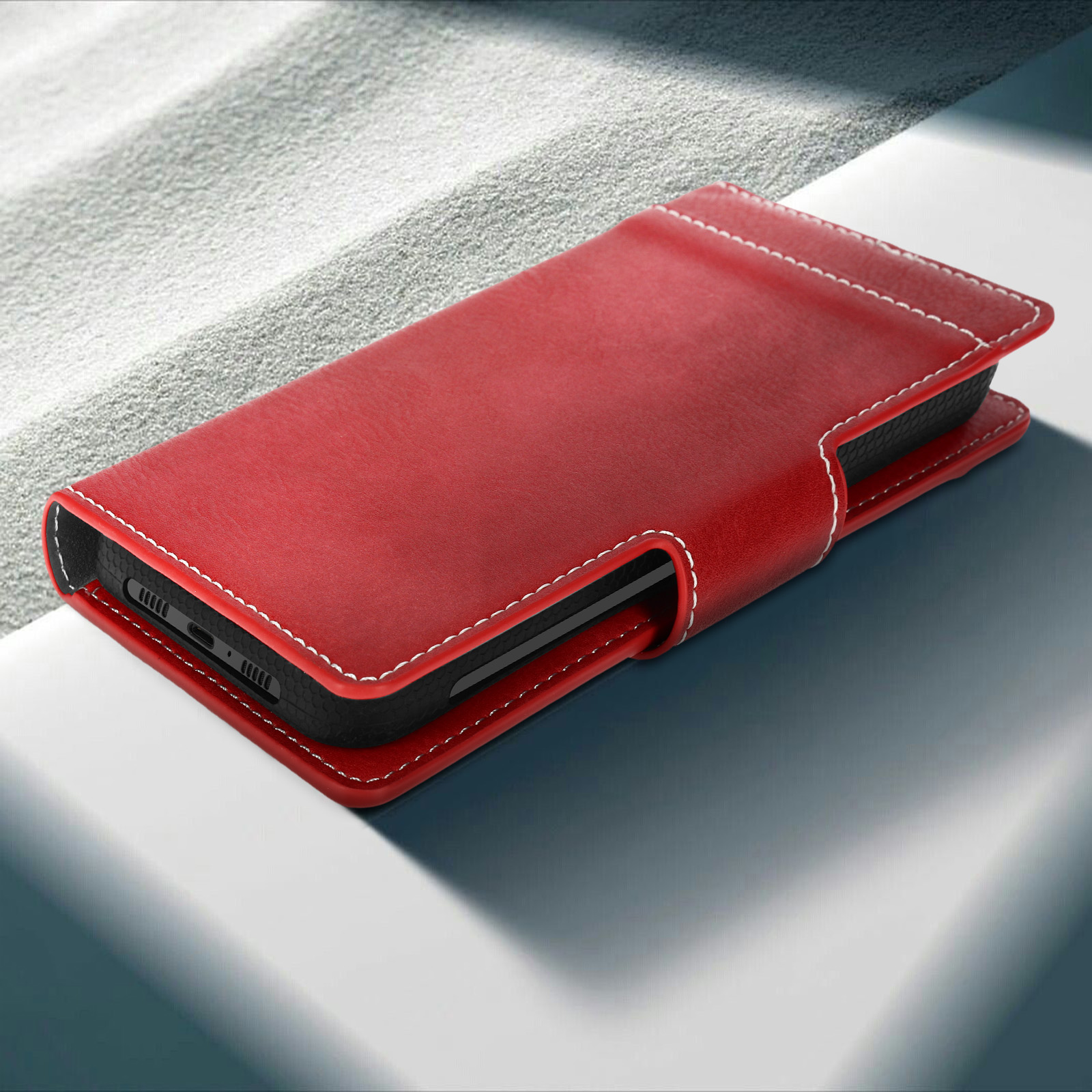 Etui Universel Smartphone Housse Portefeuille 6 Porte-carte rouge Taille  3xl - Cdiscount Téléphonie
