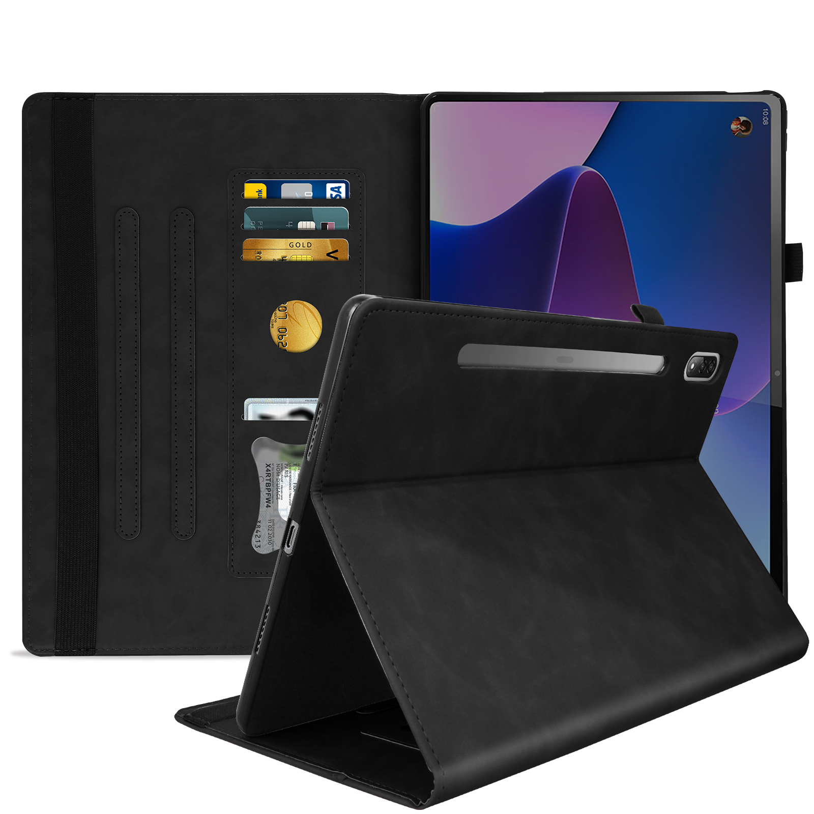 Housse tablette en cuir pour Lenovo Tab P12 Pro