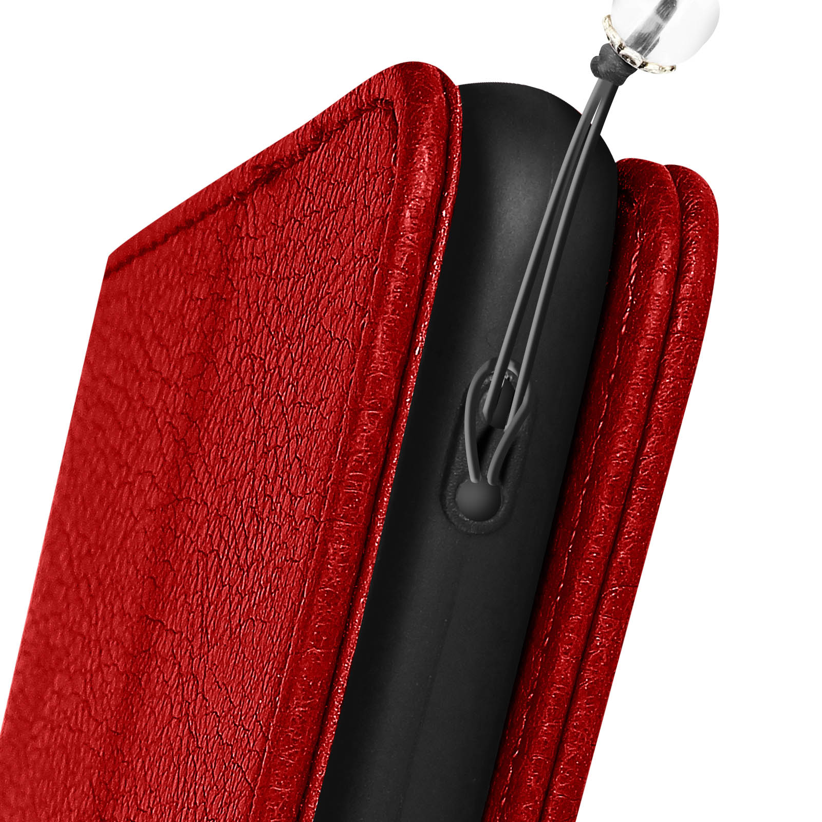 Étui Folio Xiaomi Redmi Note 12 5G et 4G, Protection Ultra-fine avec Double  Languette Magnétique - Rouge - Français