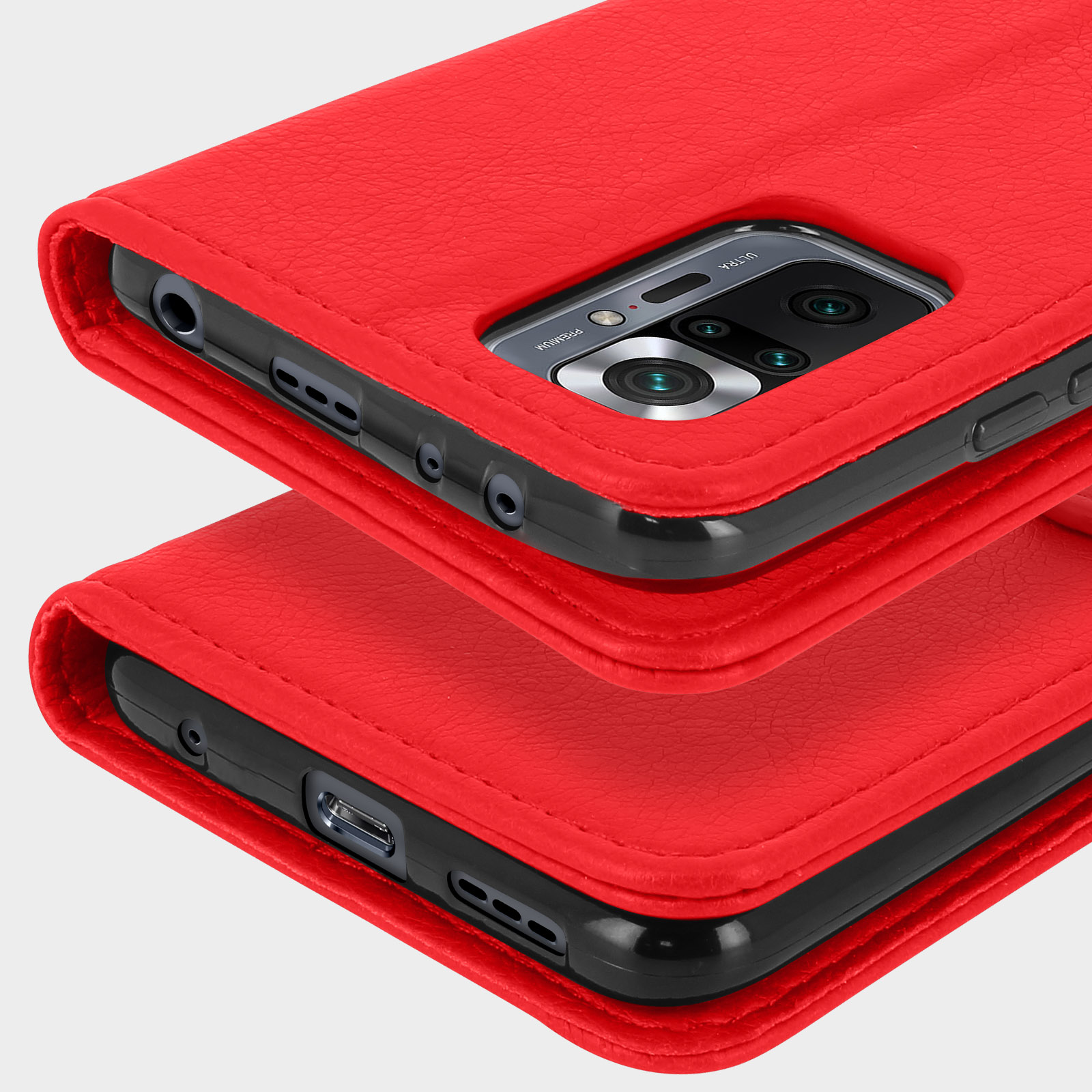 Funda Xiaomi Redmi Note 10 Pro/10s Cierre Tarjetero Soporte