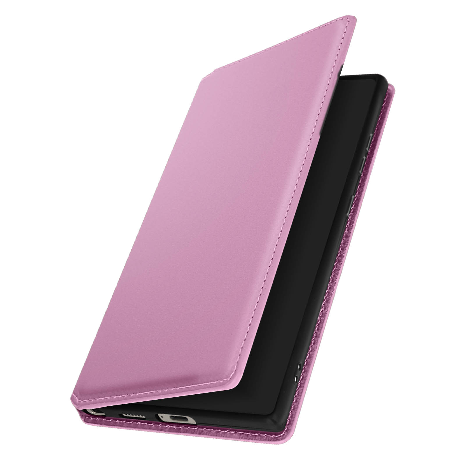 Galaxy S24 Ultra - Etui en similcuir pink, Samsung Galaxy S24 Ultra, Samsung  Galaxy