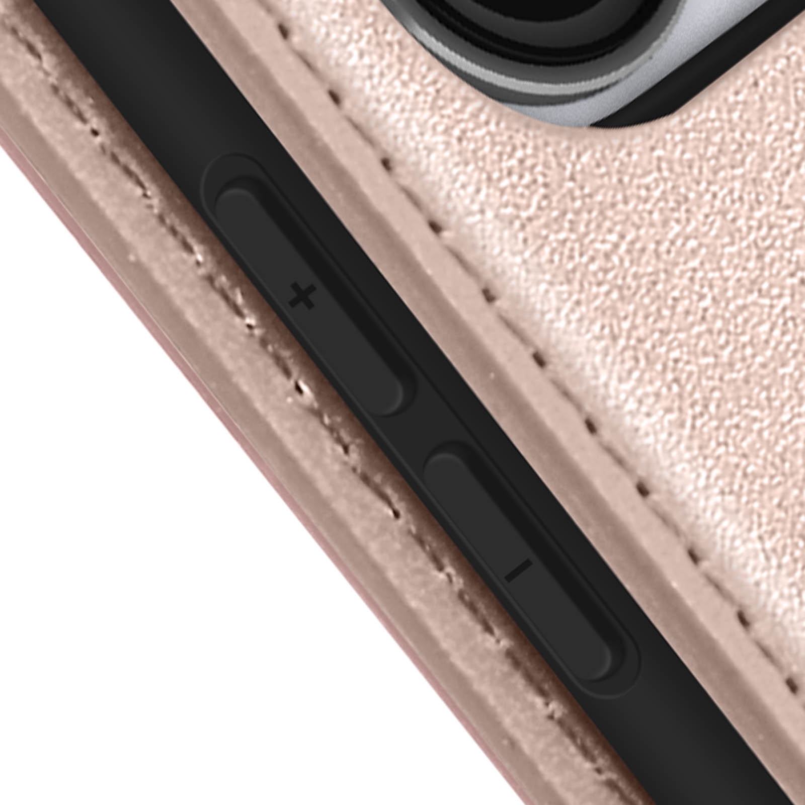 Funda rangement cartes con Soporte Vídeo y Solapa Magnética para Xiaomi Redmi  9C / 9C NFC - Rosa dorado - Spain