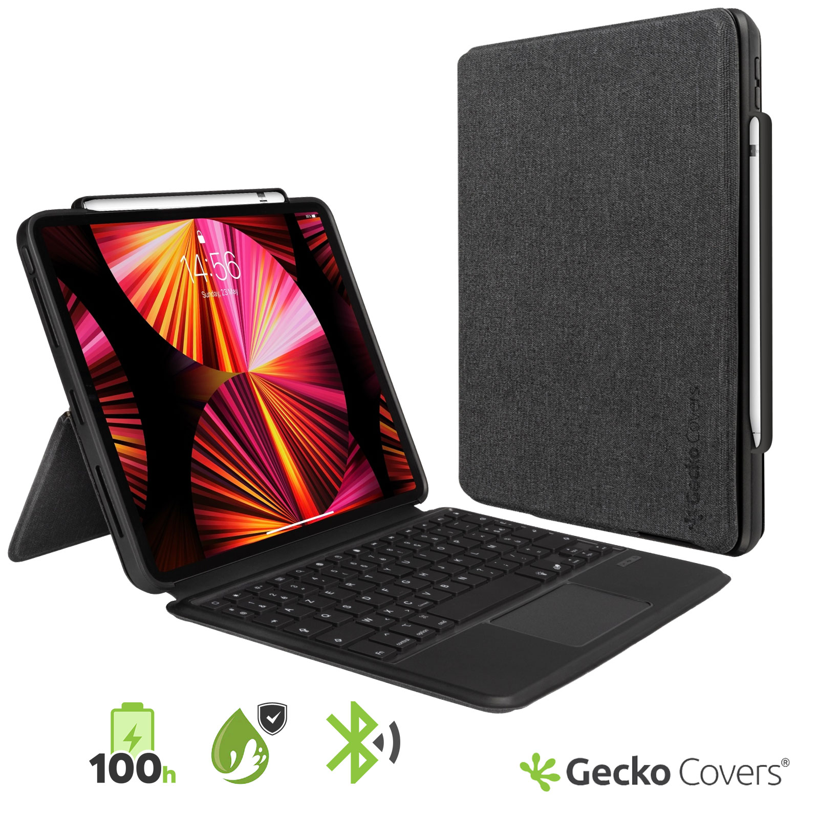 Clavier Bluetooth Azerty pour iPad Pro 11 et Air 2020 Etui Gecko