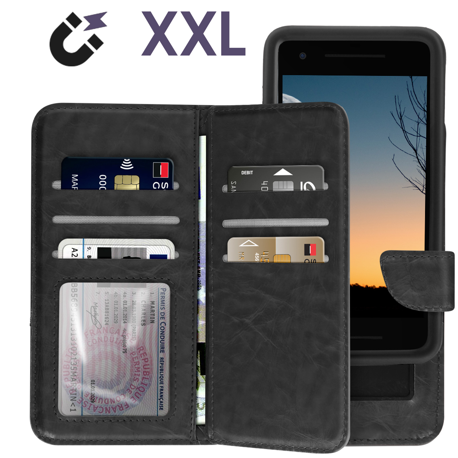 Étui pour cartes à collectionner smartbuy 9 poches avec pochettes