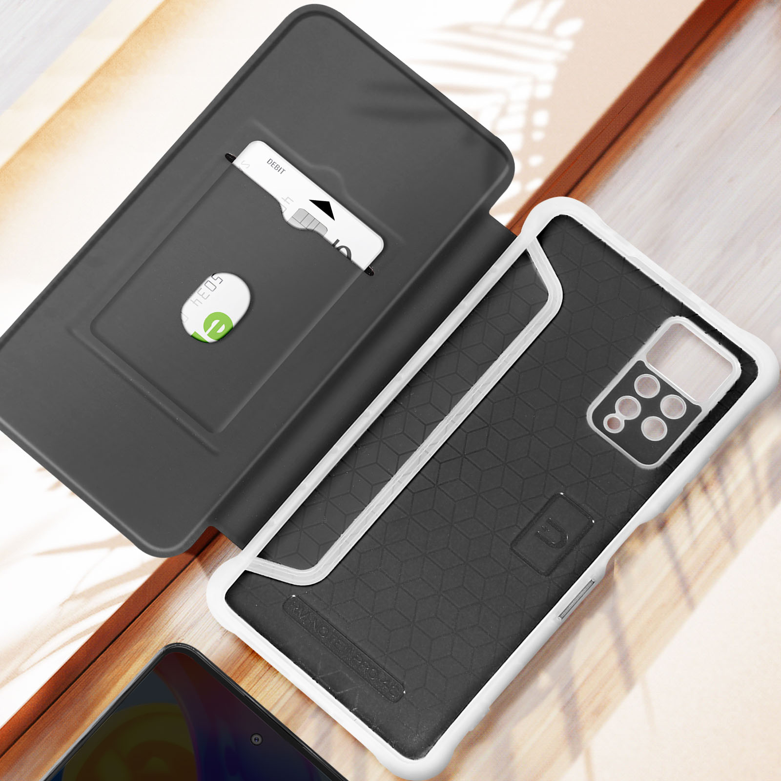 Funda Xiaomi Redmi Note 11 Pro 5G con Tarjetero Solapa magnética – Negro -  Spain