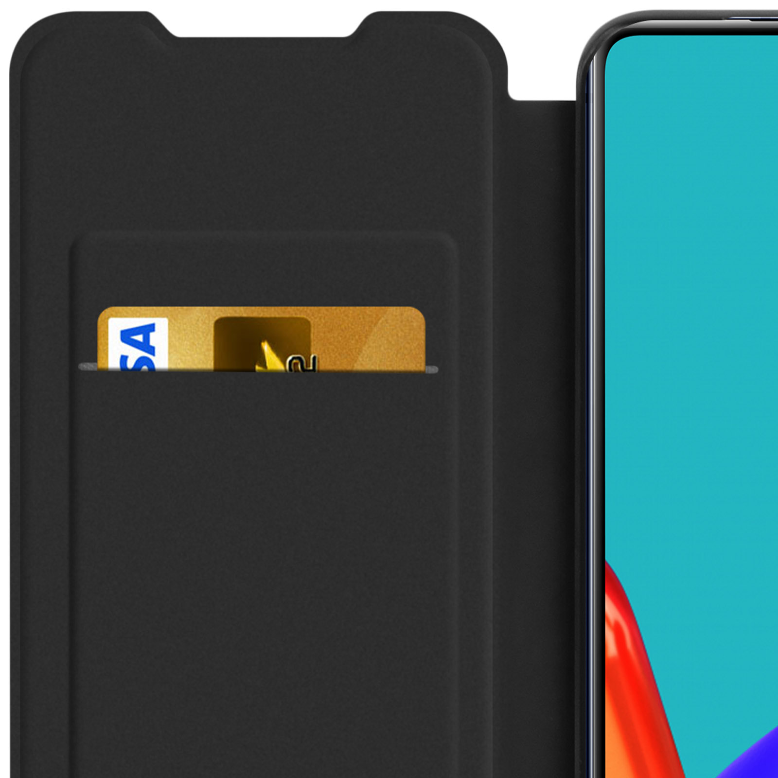 Funda Samsung Galaxy A52 / A52 5G / A52s Cierre Tarjetero, Samsung Flip  Wallet - Negro - Spain