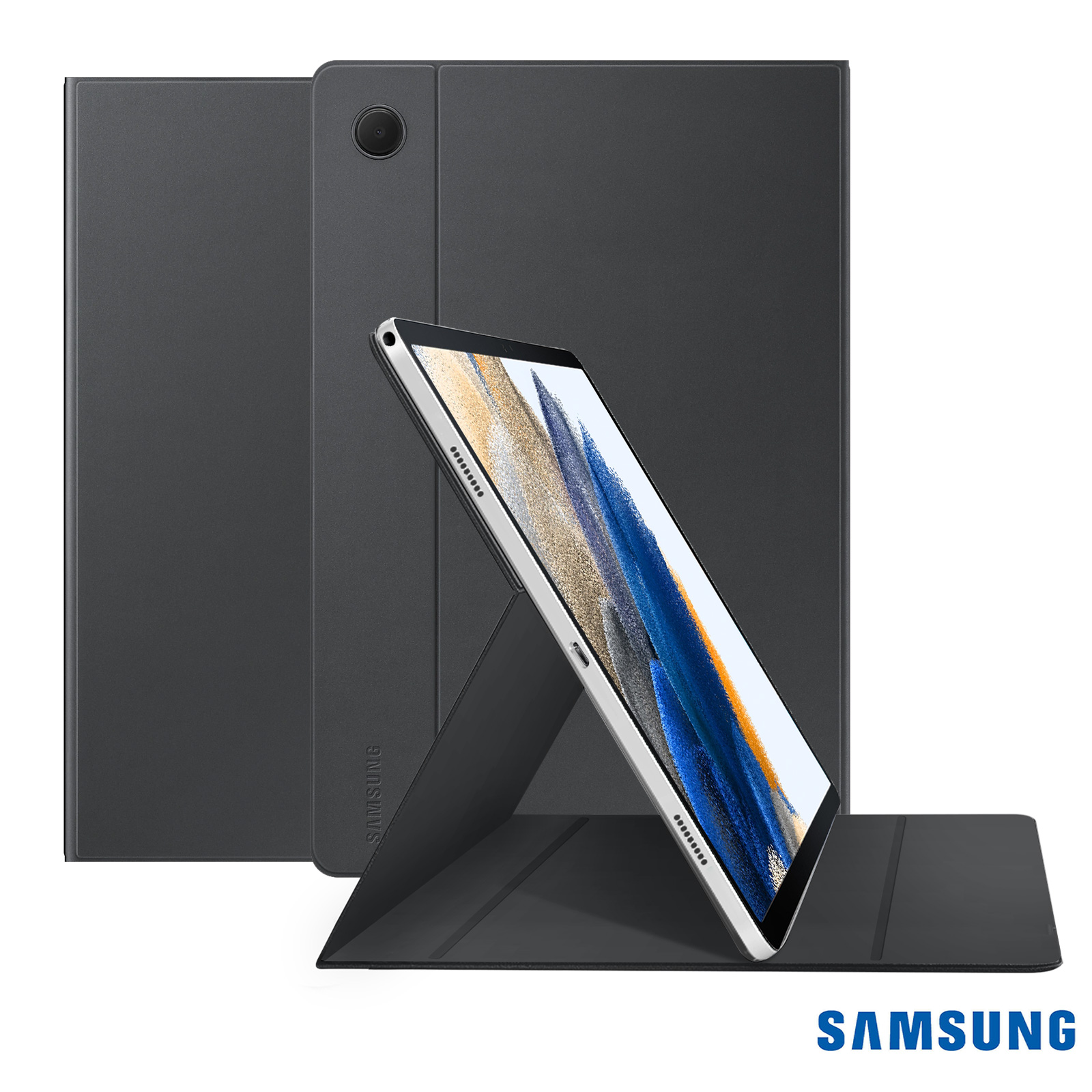 Housse Etui Tablette Samsung Galaxy Tab A 8.0 2019 Case Book Case - Rose  Foncé