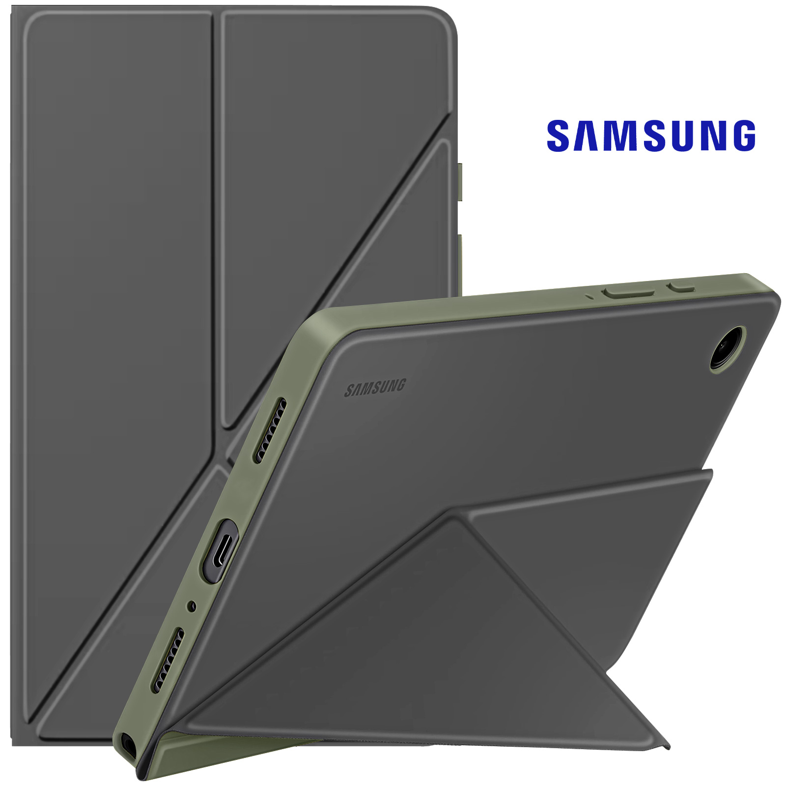 Coque pour Samsung Galaxy Tab A9 Plus 2023 Étui Cuir PU Housse de  Protection à Trois Volets Flip Cover avec Fonction Veille/Réveil  Automatique et Support pour Samsung Galaxy Tab A9 Plus 2023, 