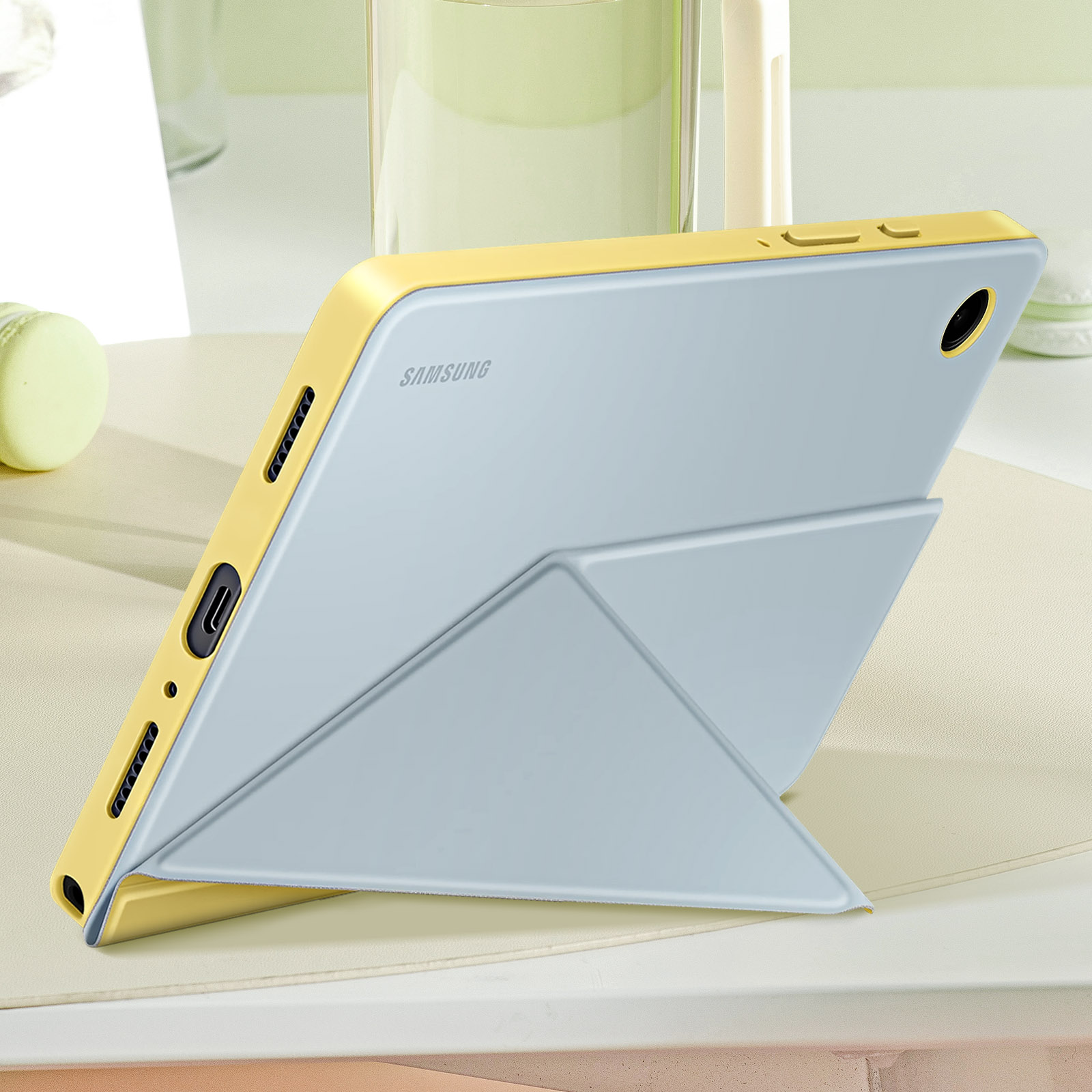 Etui support SAMSUNG Galaxy Tab A9+ Book Cover Bleu (EF