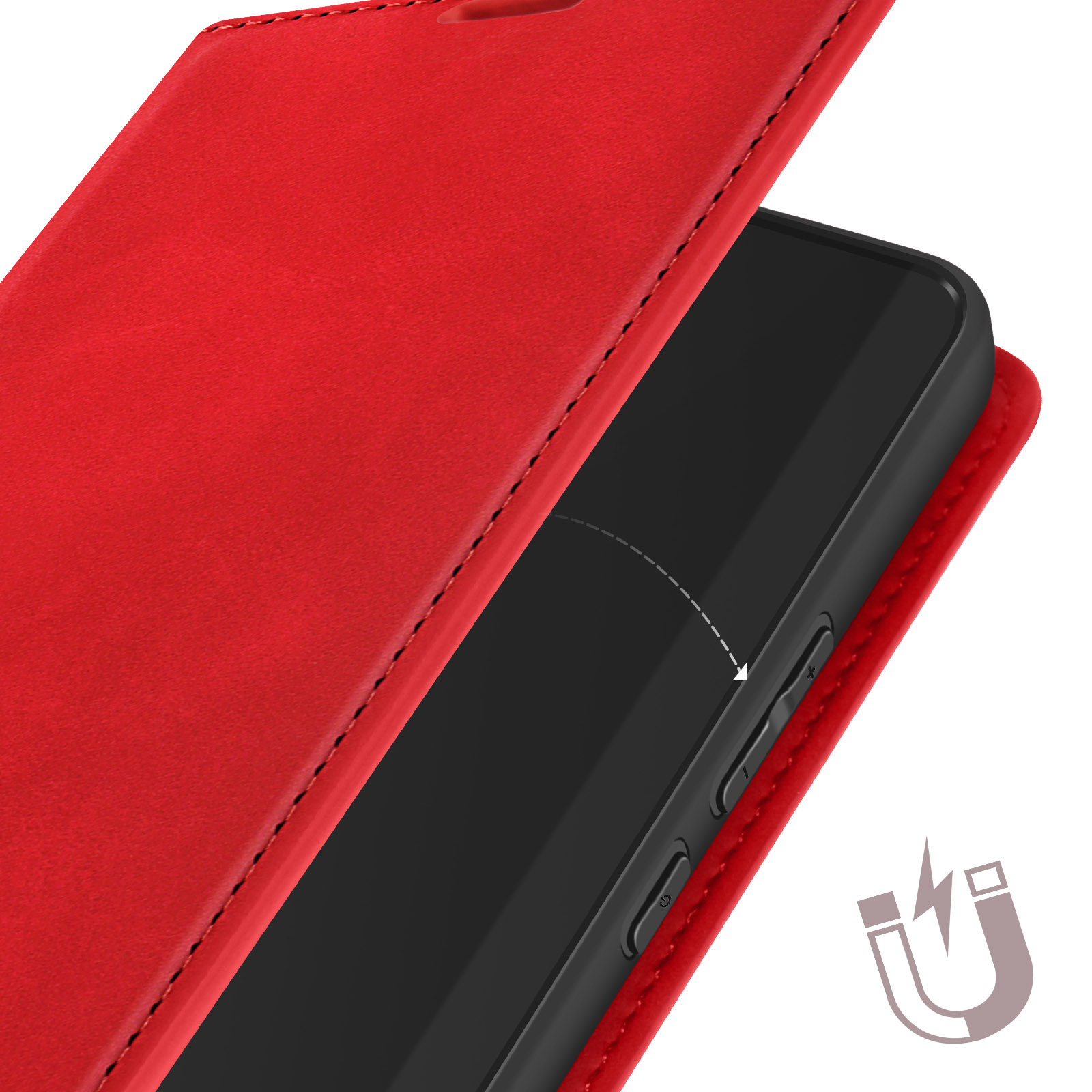 Funda Xiaomi Redmi Note 13 Pro Tarjetero Tacto Suave, Cierre