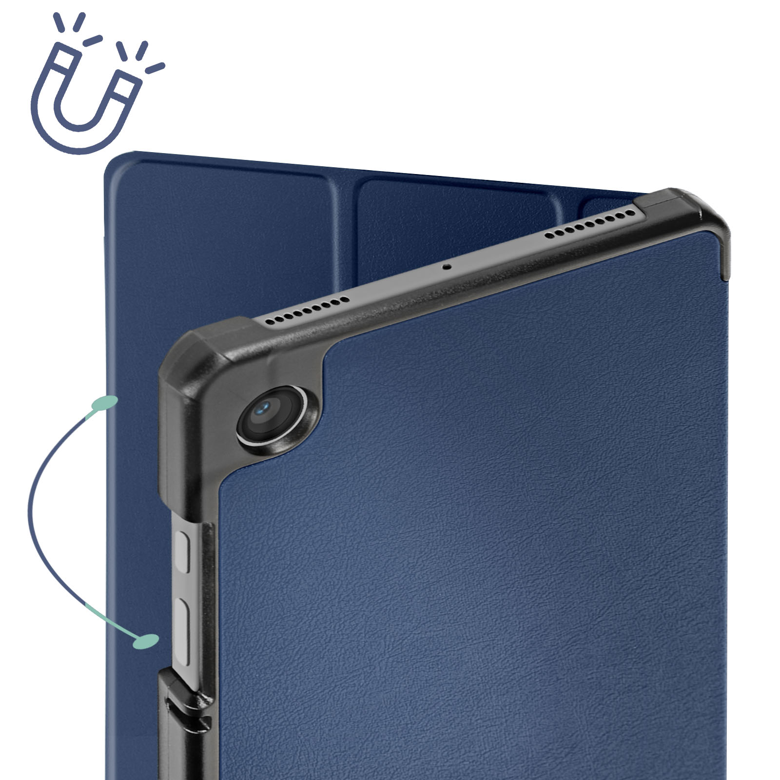 Étui Samsung EF-BX210TLEGWW pour tablette Samsung Galaxy Tab A9+ - bleu -  grossiste d'accessoires GSM Hurtel