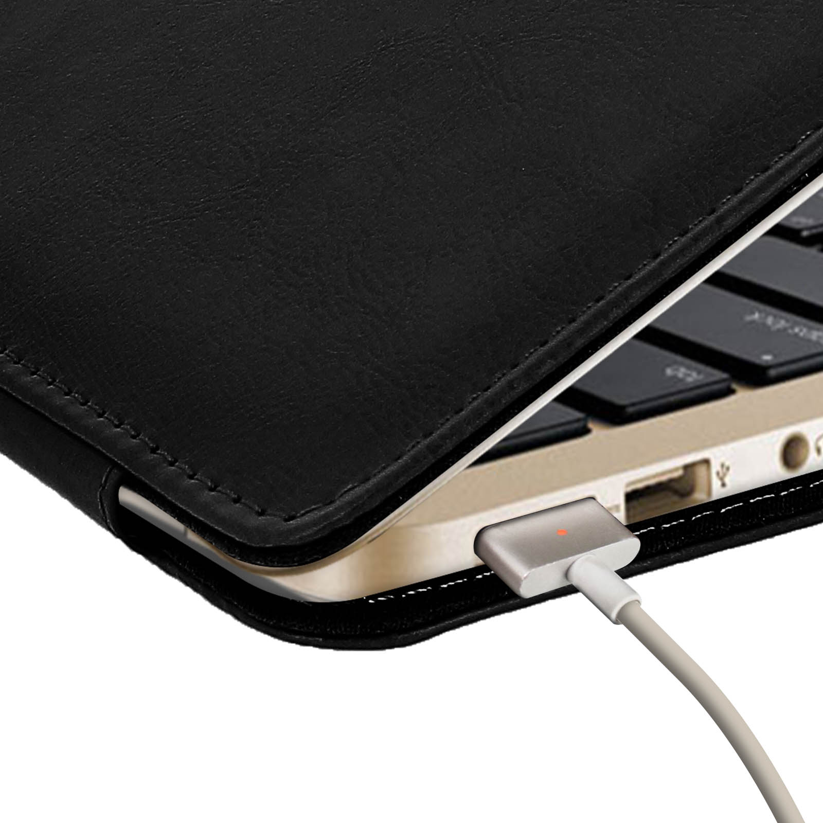 Housse en cuir MacBook Pro/Air  Couleur noire - THE ERITAGE – THE HERITAGE