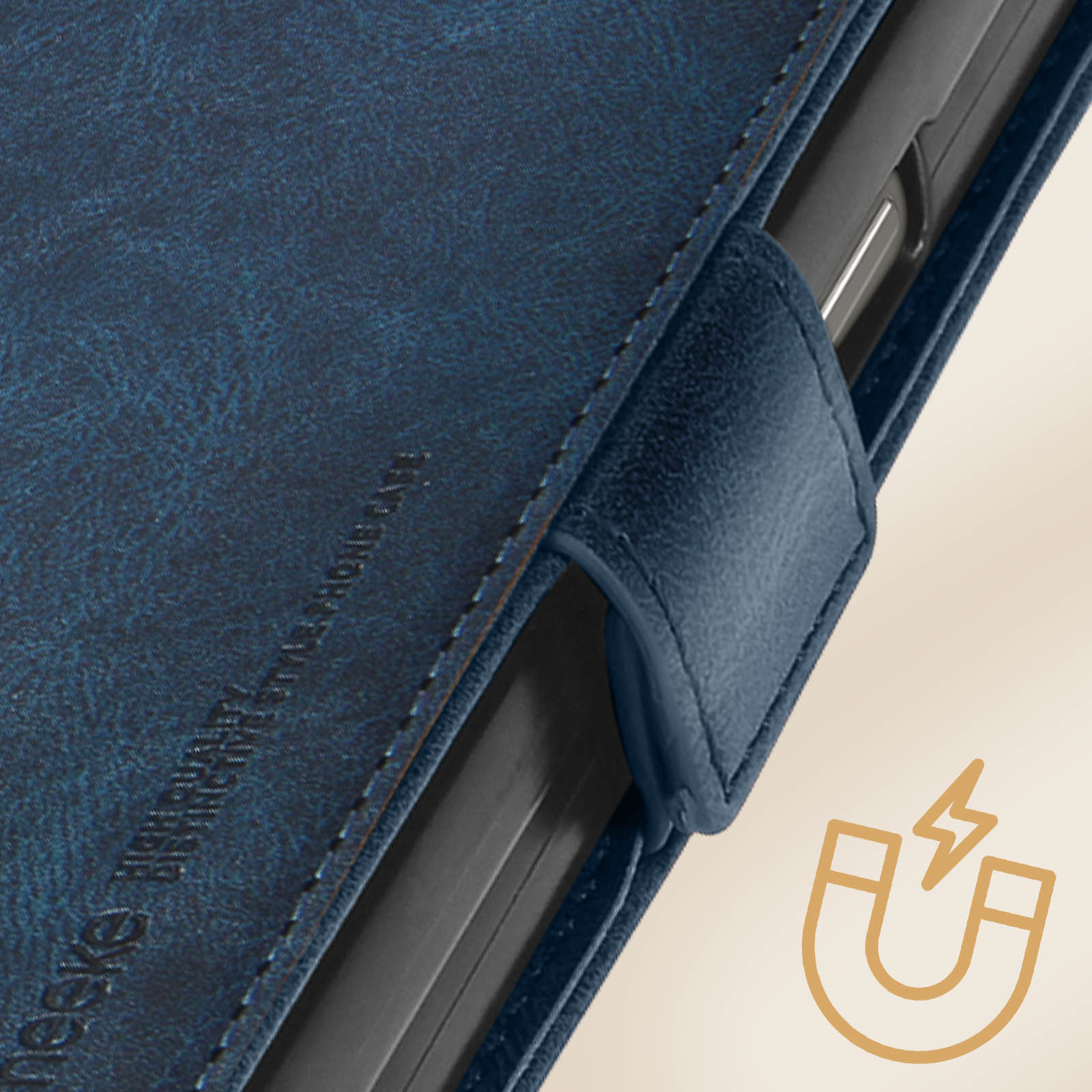 Funda Tarjetero Samsung Galaxy Z Fold 5 , Soporte Vídeo Cierre Magnético -  Azul oscuro - Spain