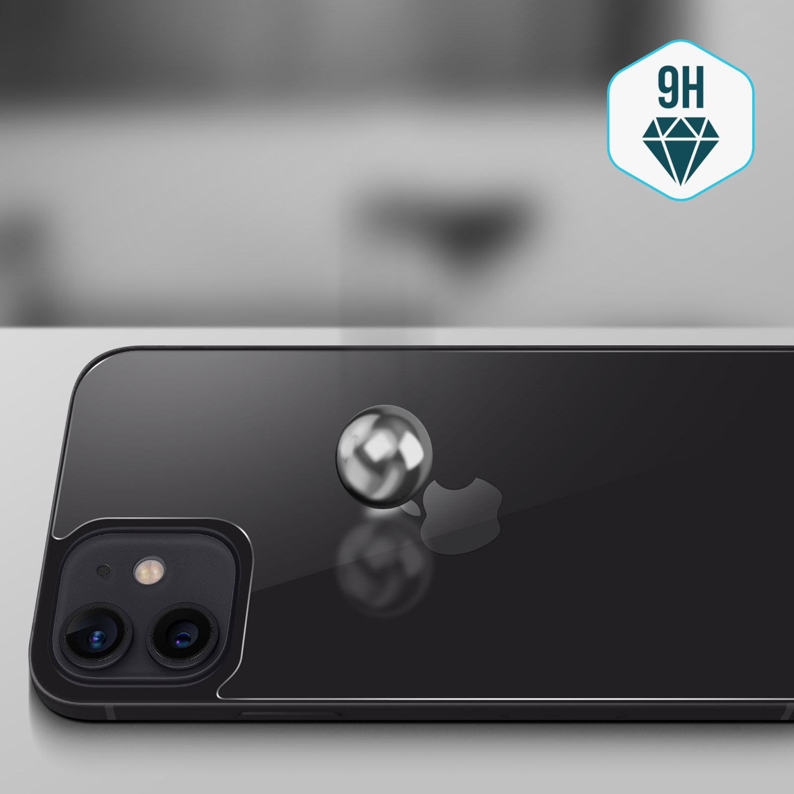 Cristal Templado Posterior – Transp. para iPhone 12 Mini - Spain