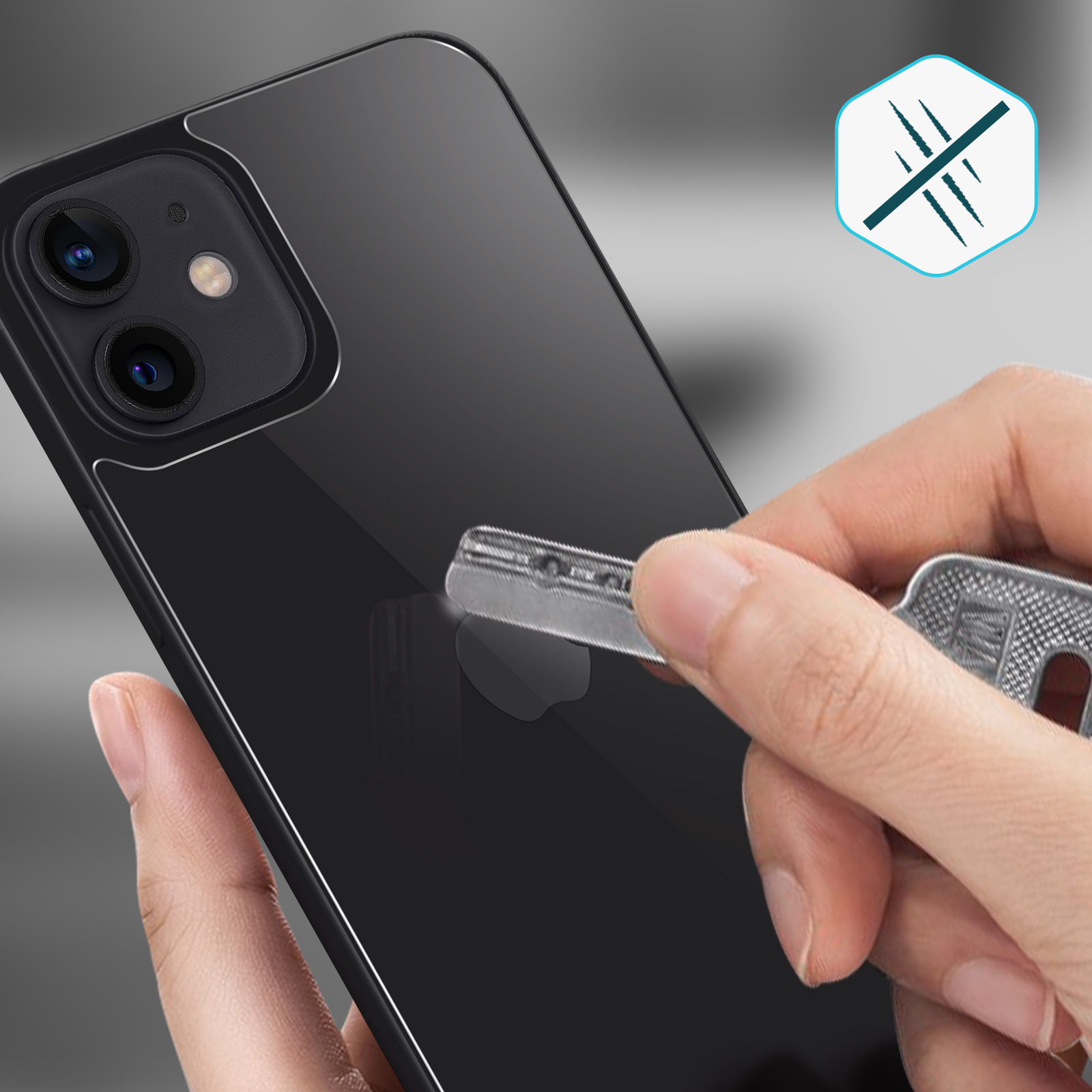 Verre Trempé Arrière iPhone 12 Mini Protection Dos Ultra-résistant -  Français