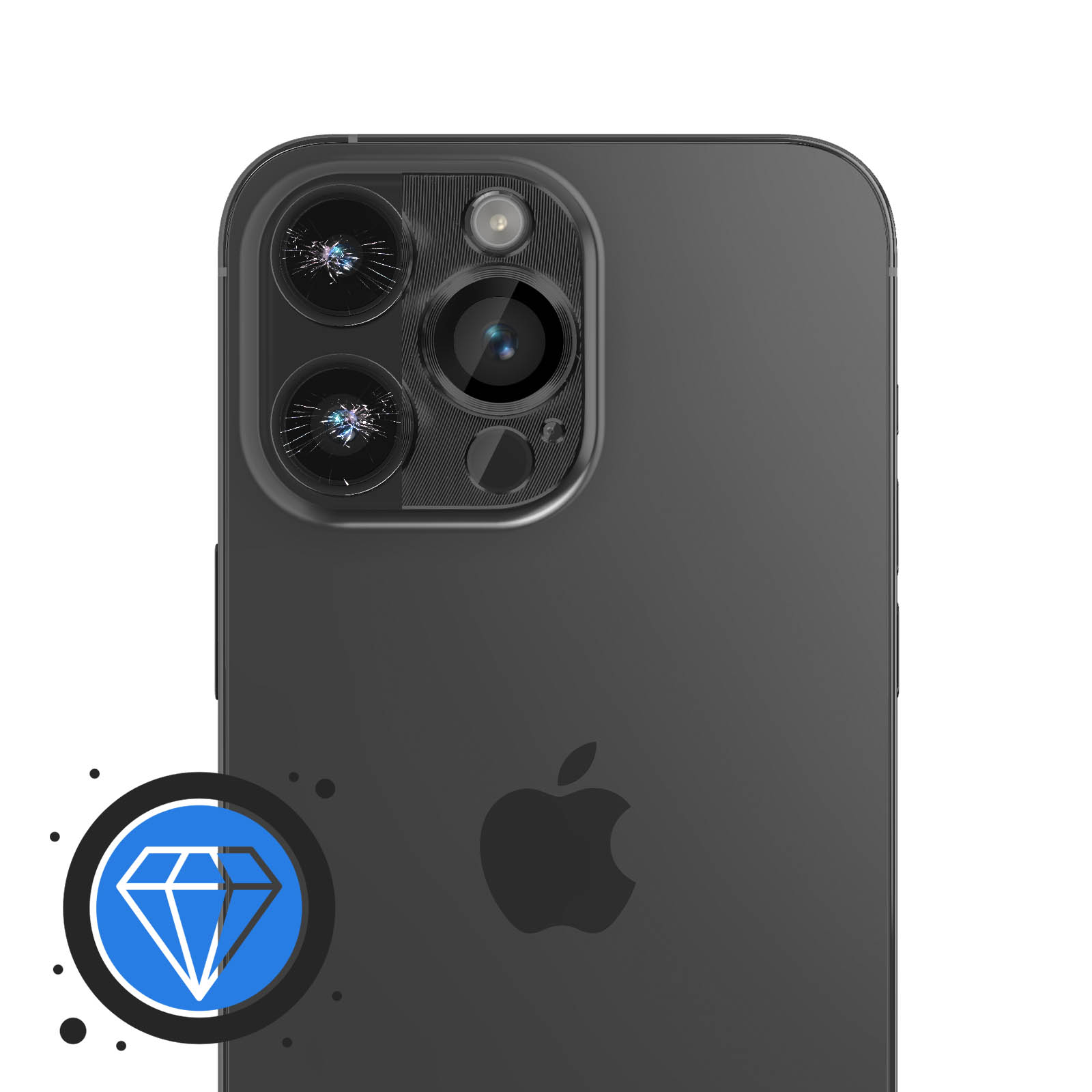 Film verre trempé iPhone 14 Pro Max - Full cover - Noir - Xssive -  All4iPhone