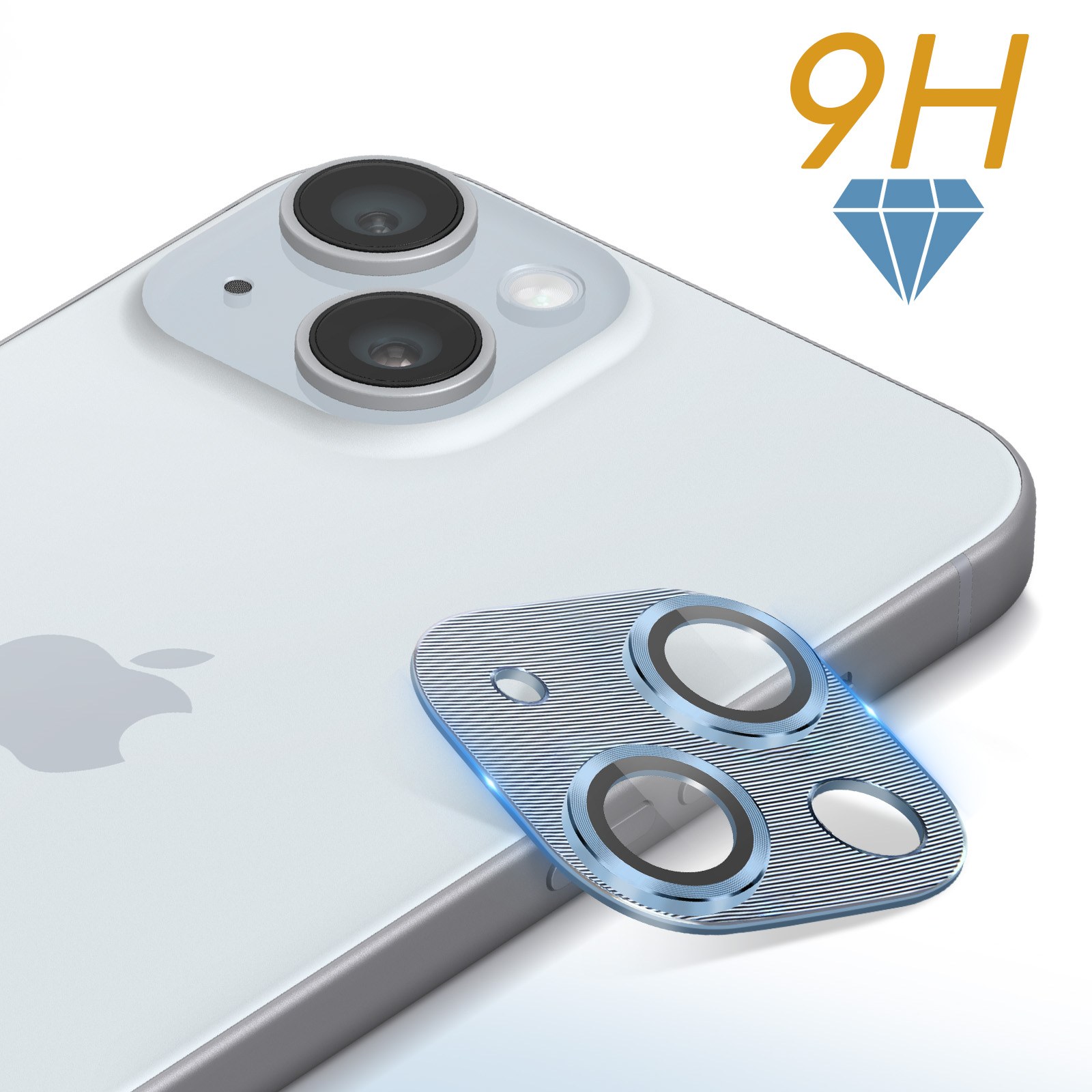 Verre Trempé Caméra iPhone 15 et 15 Plus, Anti-rayures - Transparent -  Français