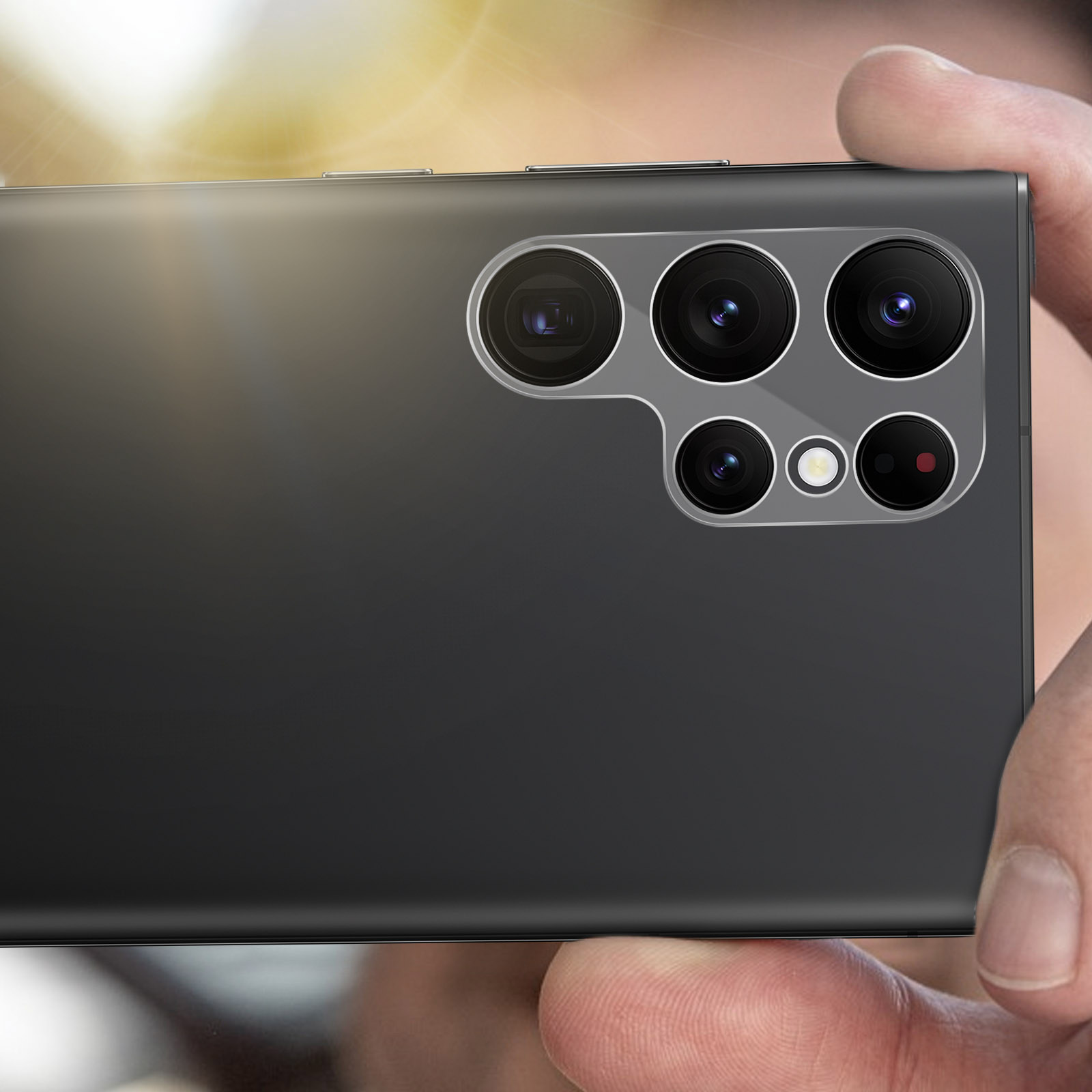 Avizar Film Caméra Pour Samsung Galaxy S22 Ultra Verre Trempé 9H