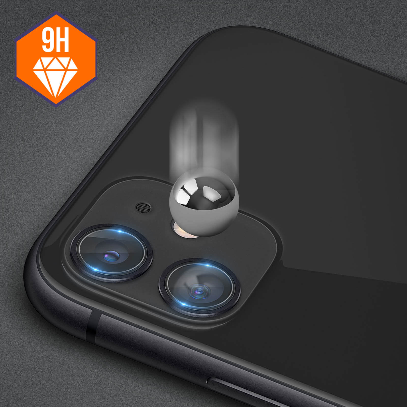 4x Films de protection Caméra Arrière, iMak - Transparent p. Apple iPhone 11  - Français