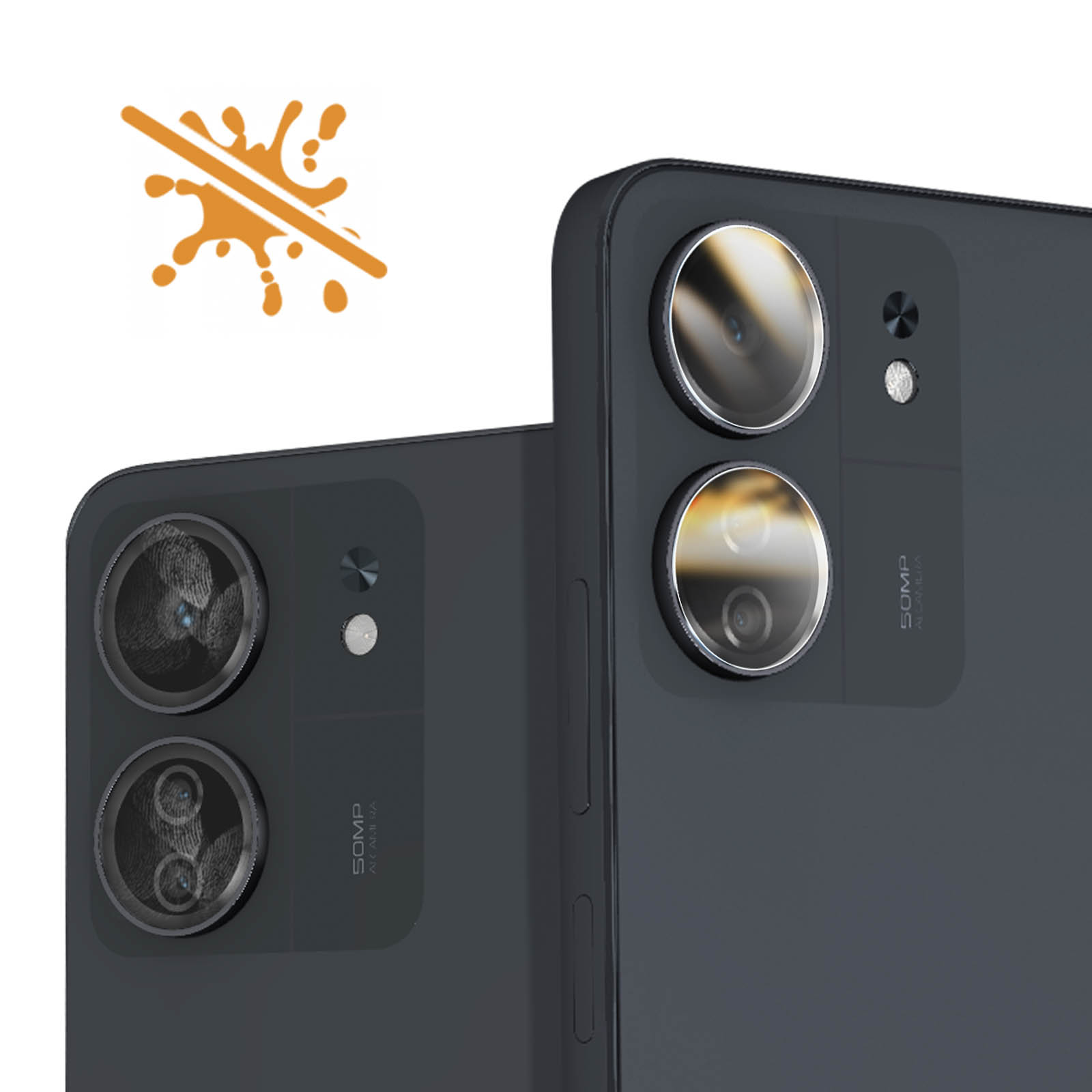 Lutree Verre Trempé pour Xiaomi Redmi 13C 4G/POCO C65, 2+2 Pièces  Protection écran+Caméra Arrière Protecteur Film(Noire), 9H Dureté HD  Anti-Rayures Sans Bulles Protecteurs d'écran pour Redmi 13 C 4G :  : High-Tech
