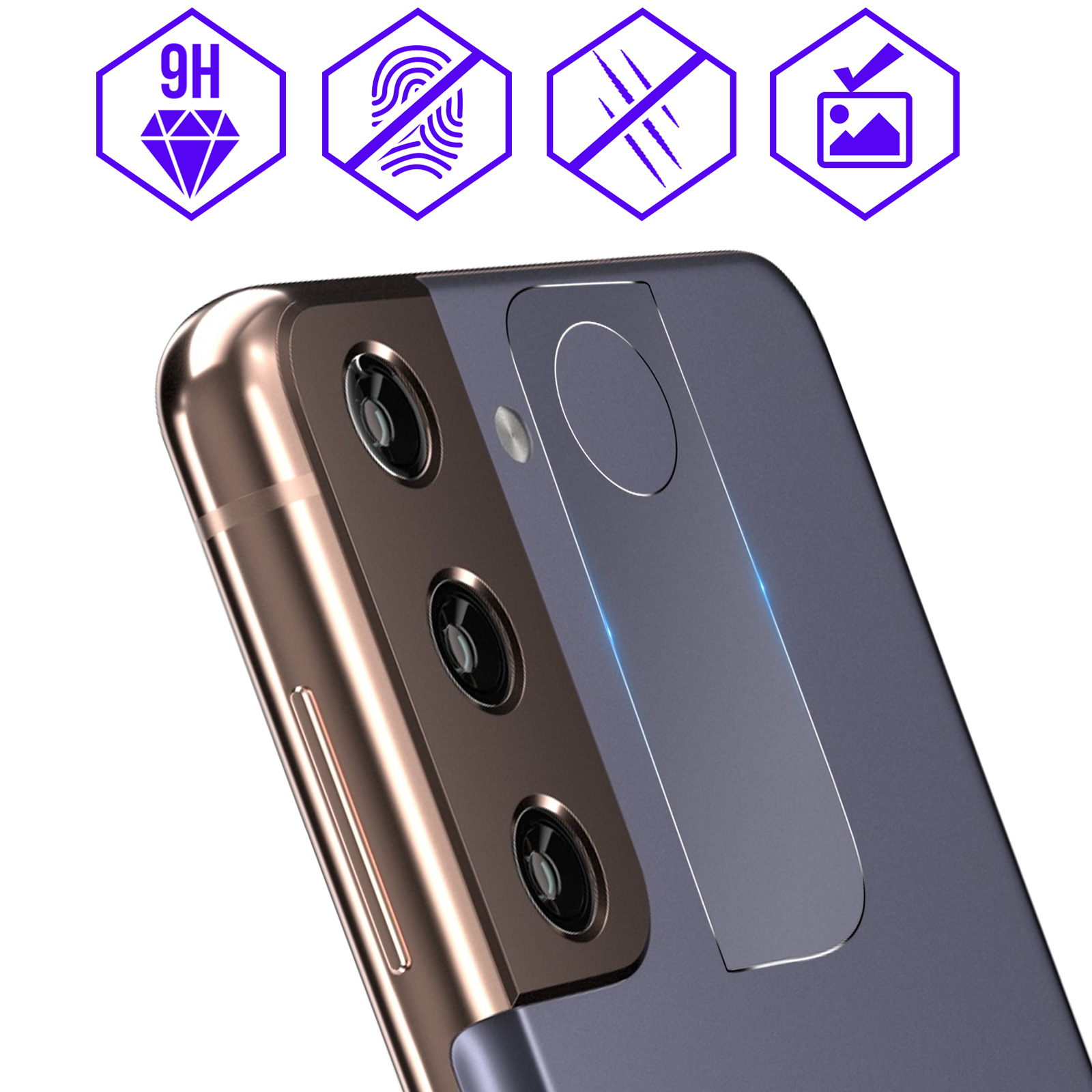 Shot - Film Verre Trempe pour SAMSUNG Galaxy S21 Ultra Incurve Ecran  Incassable Protection Transparent - Protection écran smartphone - Rue du  Commerce
