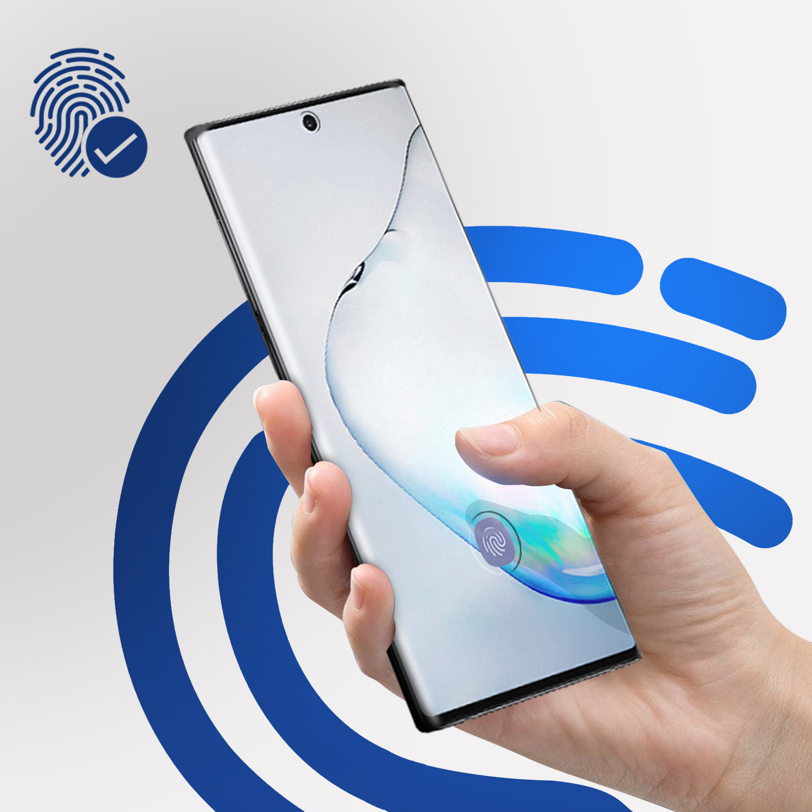 Verre trempé Samsung Galaxy S21, Protection Ecran Intégral 9H, compatible  Ultrasonique, 3mk Hardglass Max Fingerprint - Noir - Français