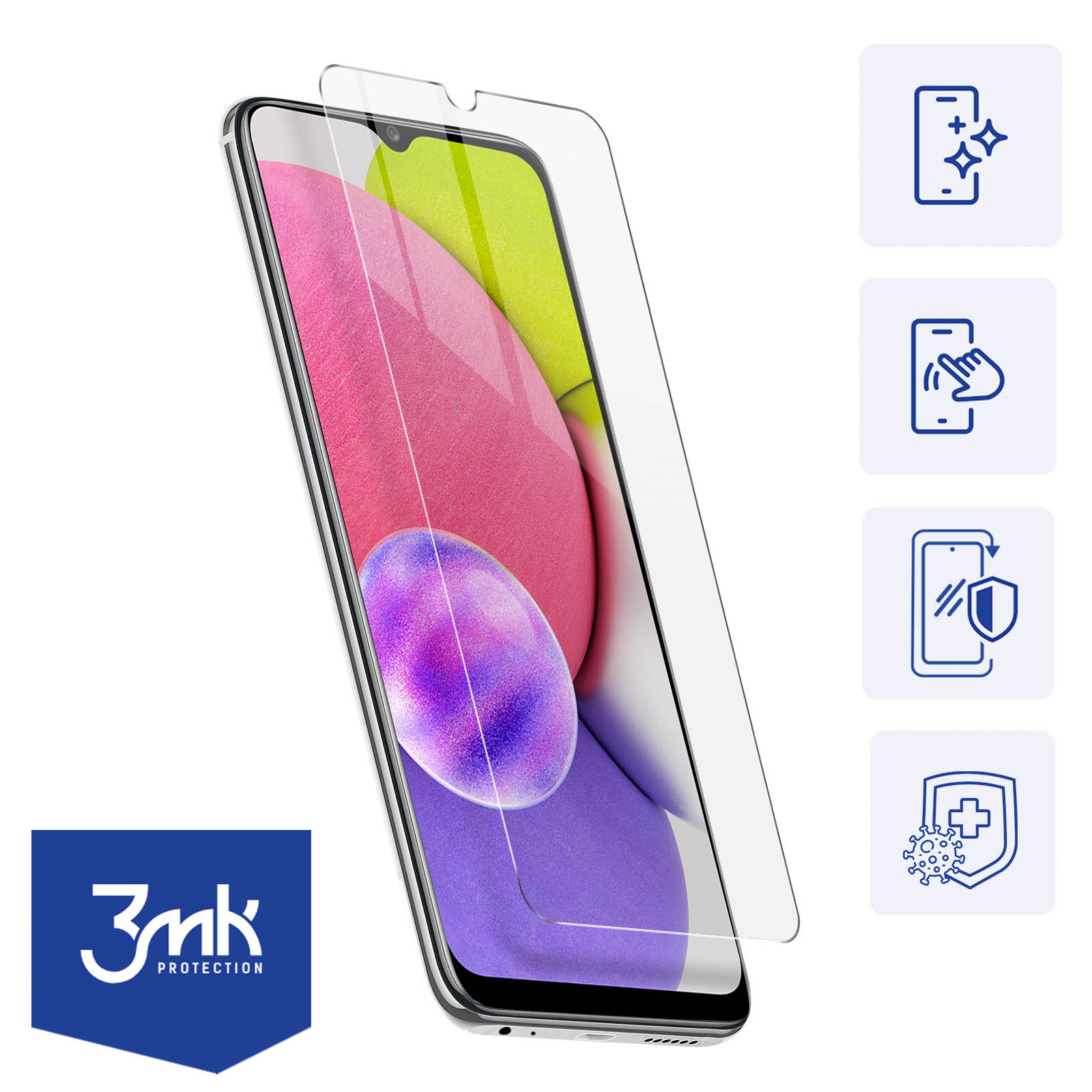Pour Samsung Galaxy A04 4G / A04s 4G NORTHJO A ++ Film de verre trempé  d'écran (