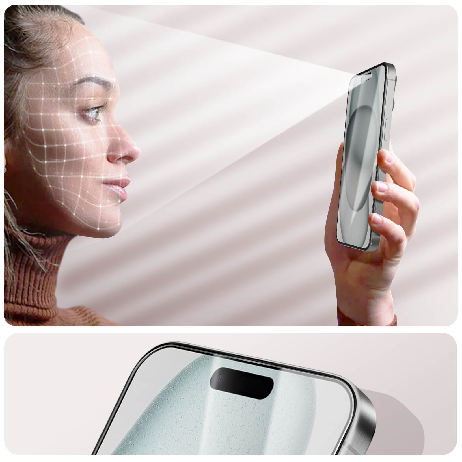 4smarts Verre Trempé pour iPhone 15 Plus Dureté 9H Anti-espion Second Glass  - Protection écran - LDLC