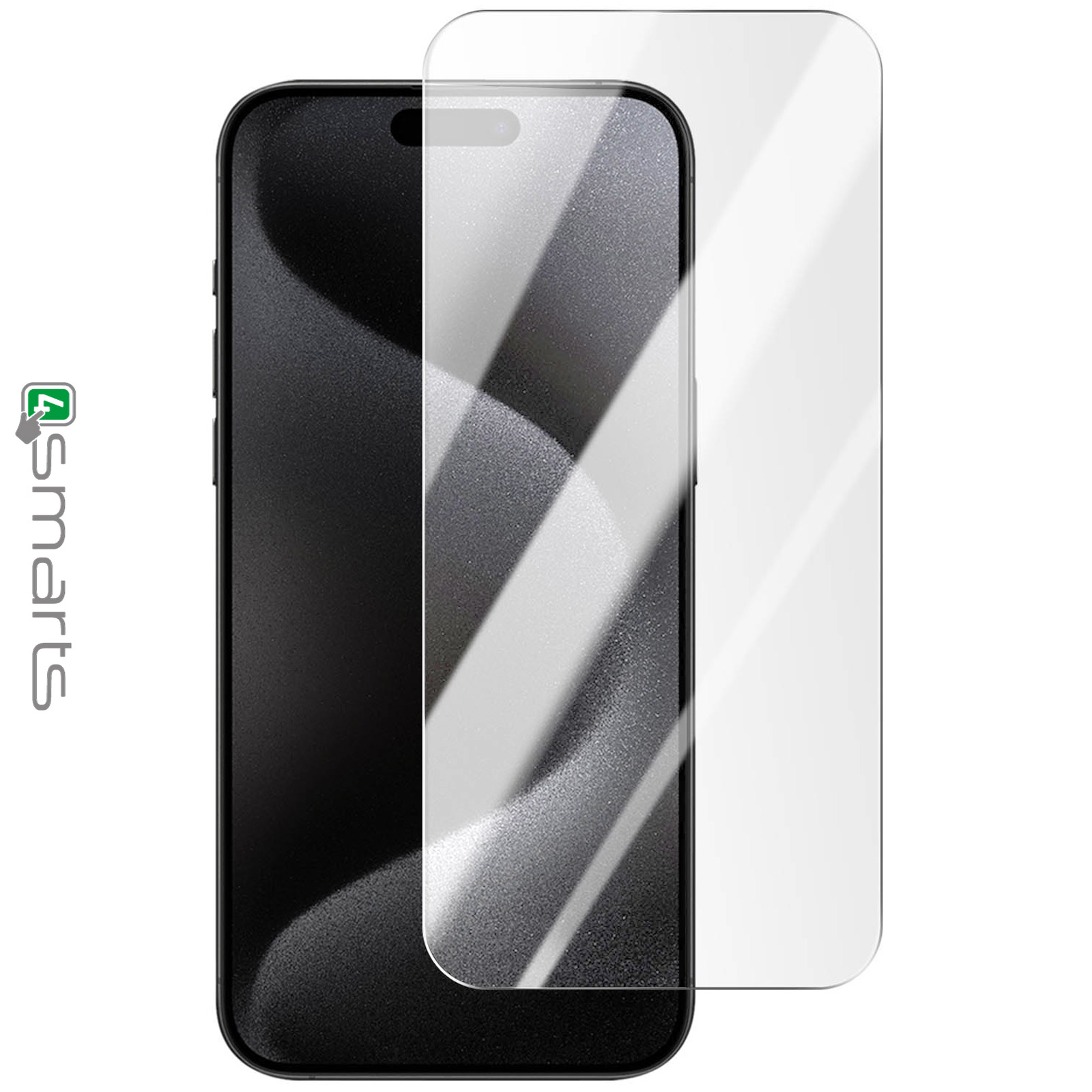 Cristal Templado iPhone 15 Pro Max, Duradero Anti-huellas Adherencia Total,  4smarts - Transparente - Spain