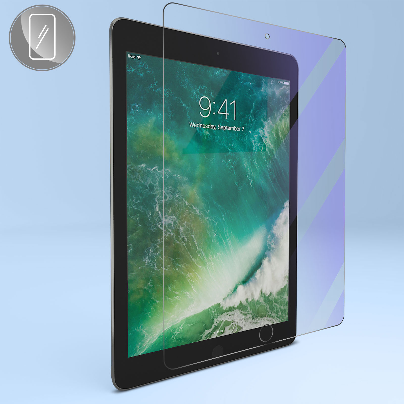 RongLe Marque protéger verre trempé pour iPad air- air 2