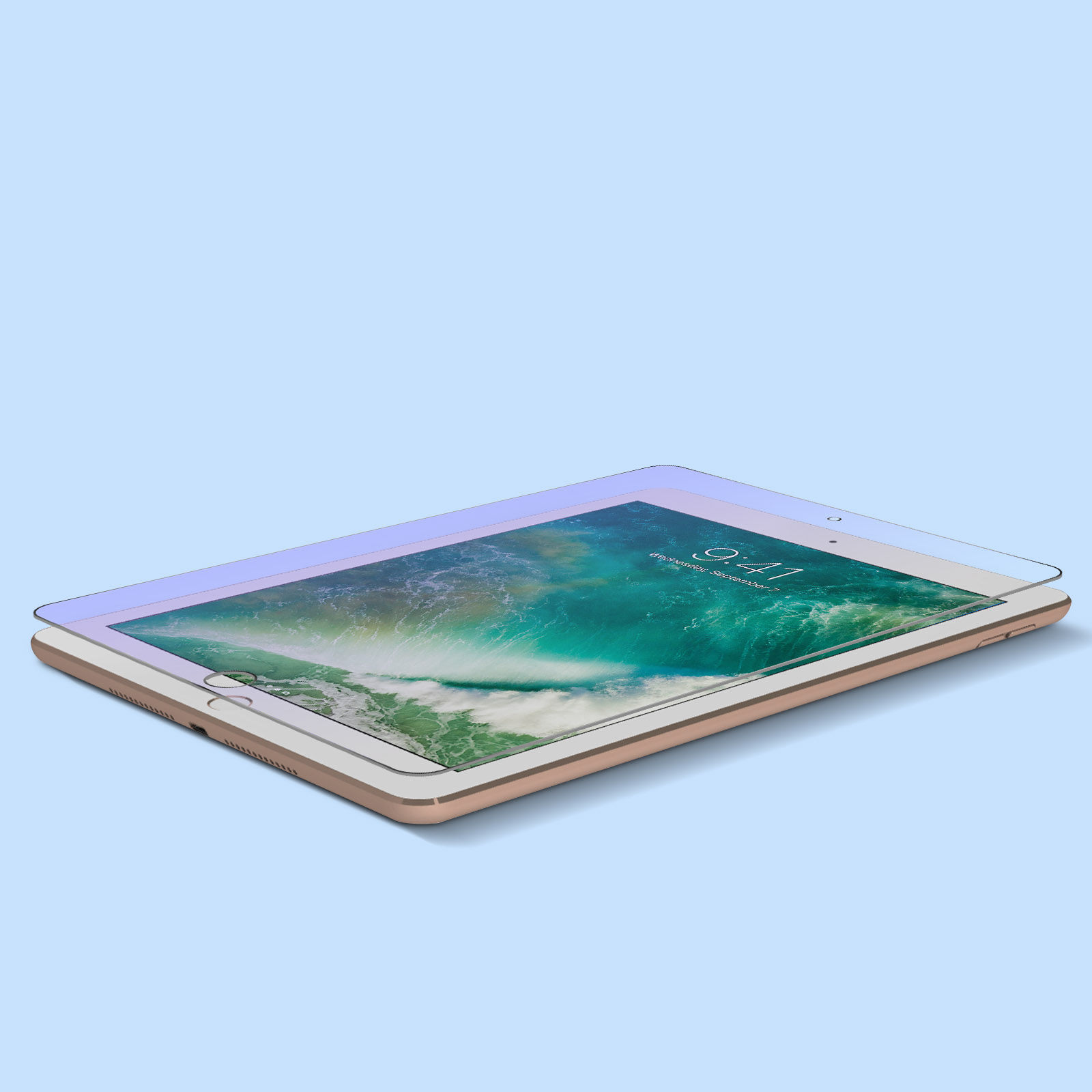 iPad A2696 Protection Lumière Bleue Verre Trempé ESR Vitre Ecran