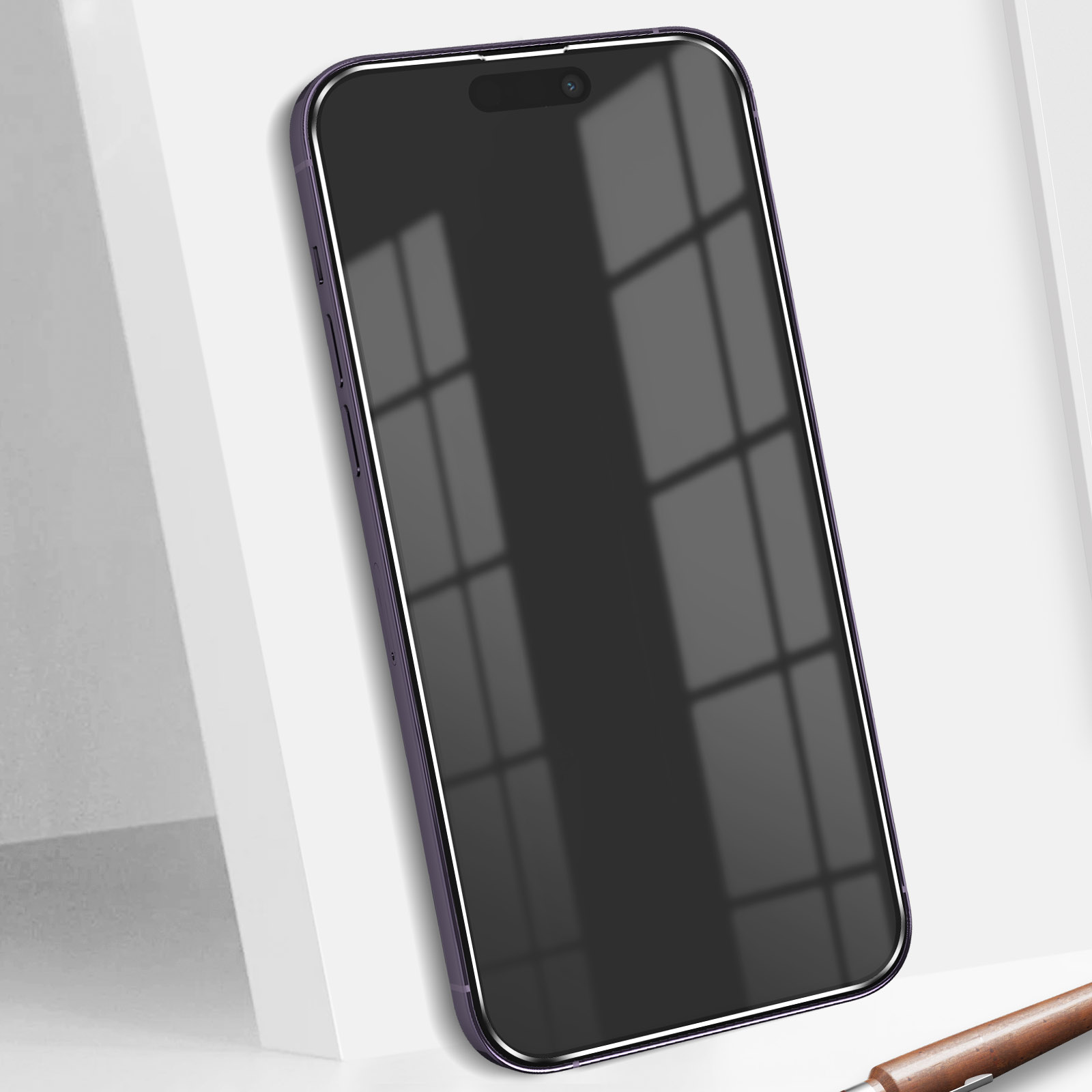Verre Trempé Galaxy A53 5G Premium Adésion Totale, Blue Star - Contours  Noir - Français