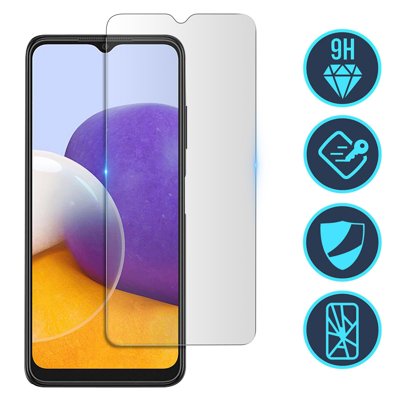 Verre Trempé Complet Incassable pour Samsung Galaxy A22 4G - La Casa de las  Carcasas, Accessoires et Coques pour Téléphones Port